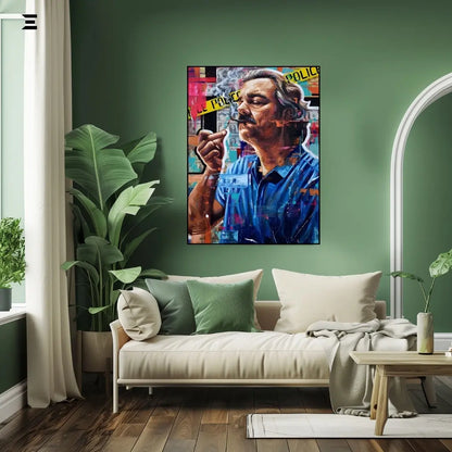 Pablo Escobar Graffiti Resin Wall Art – Narcos Inspired Collectible | IBRELIA IBRELIA