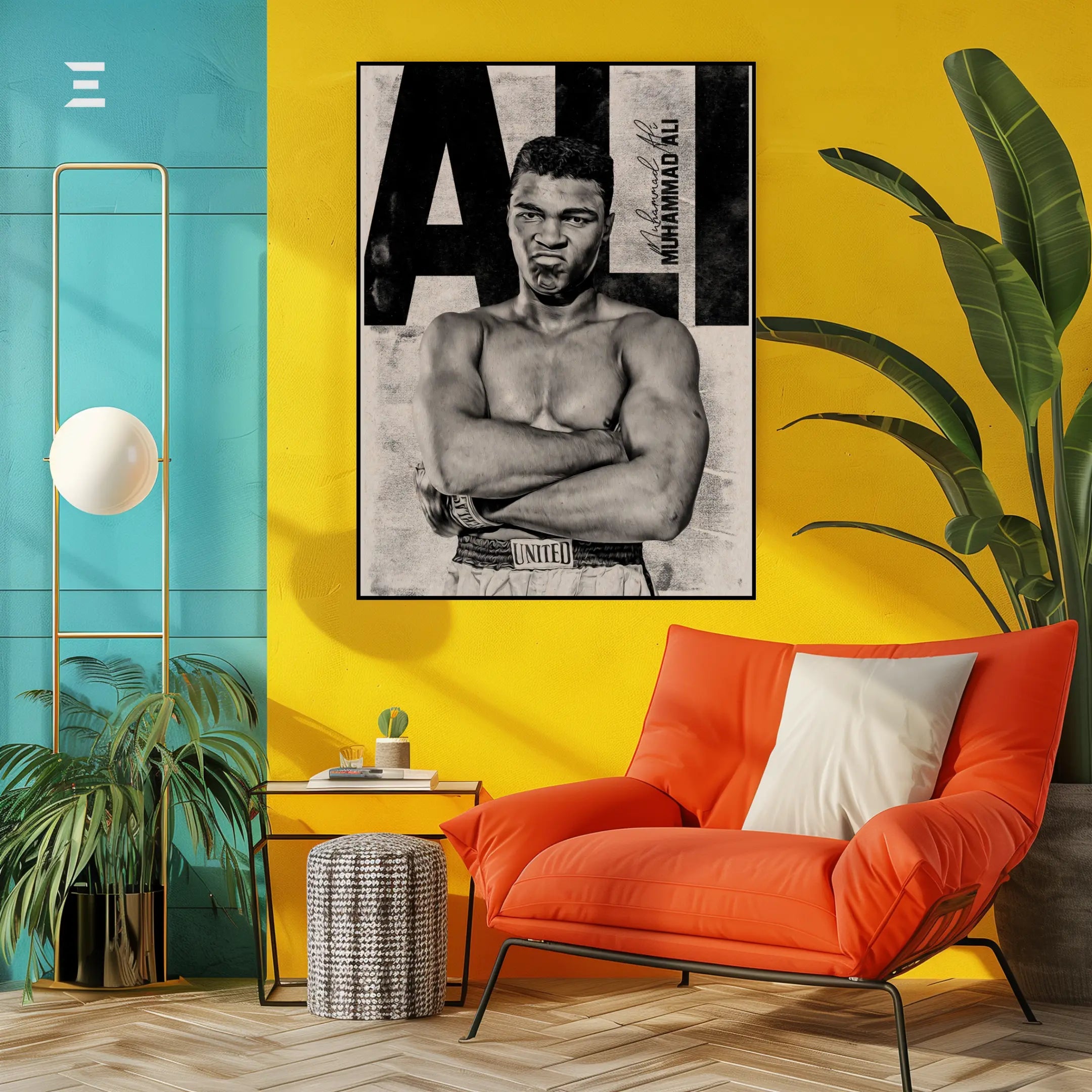 Muhammad Ali Legendary Boxer Resin Wall Art | IBRELIA IBRELIA