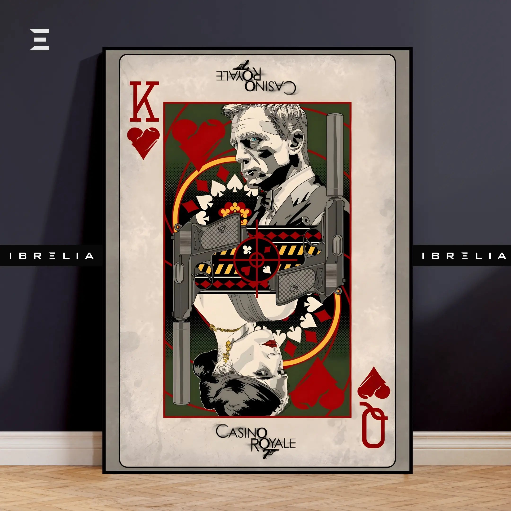 Casino Royale James Bond Resin Wall Art | IBRELIA IBRELIA