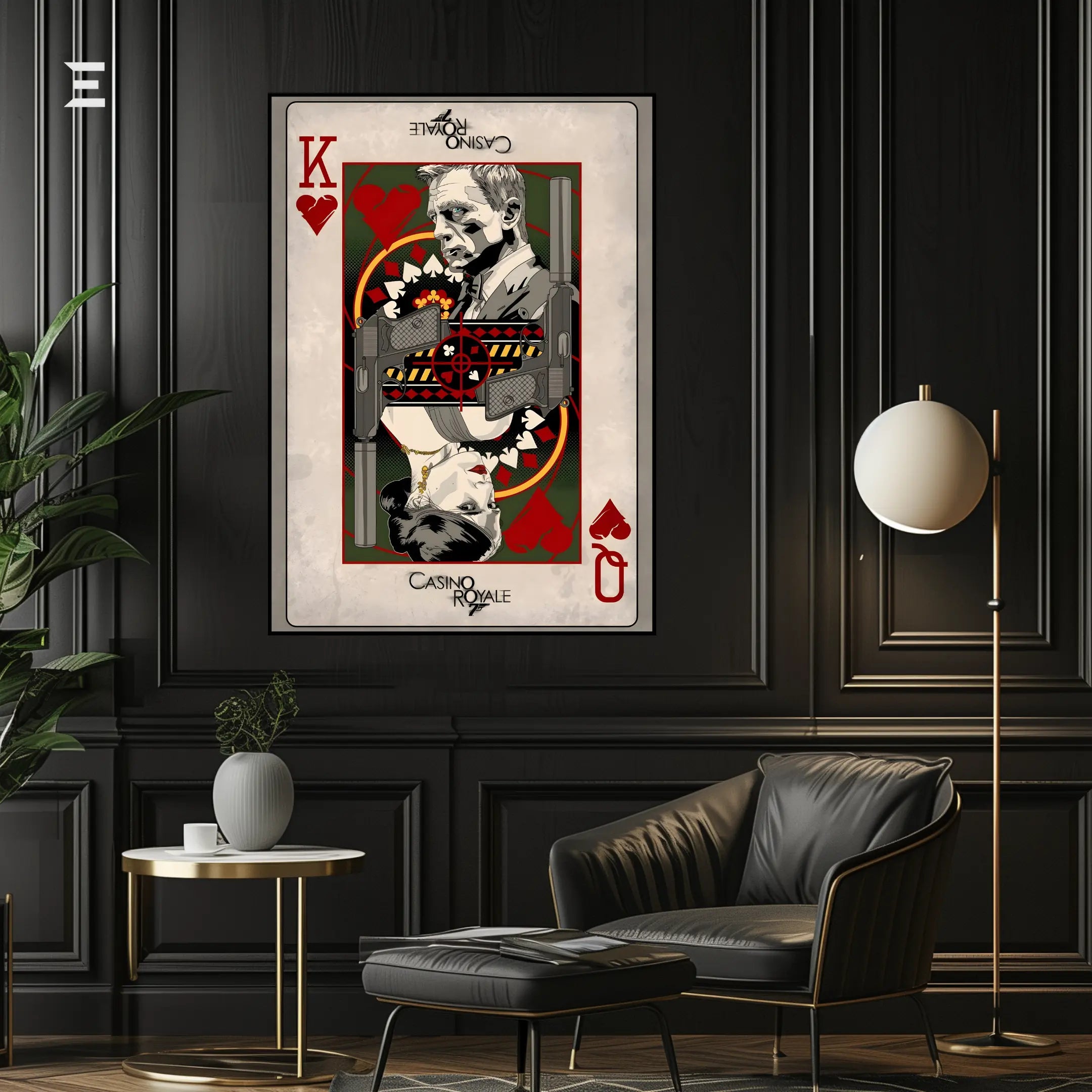 Casino Royale James Bond Resin Wall Art | IBRELIA IBRELIA