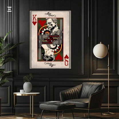 Casino Royale James Bond Resin Wall Art | IBRELIA IBRELIA