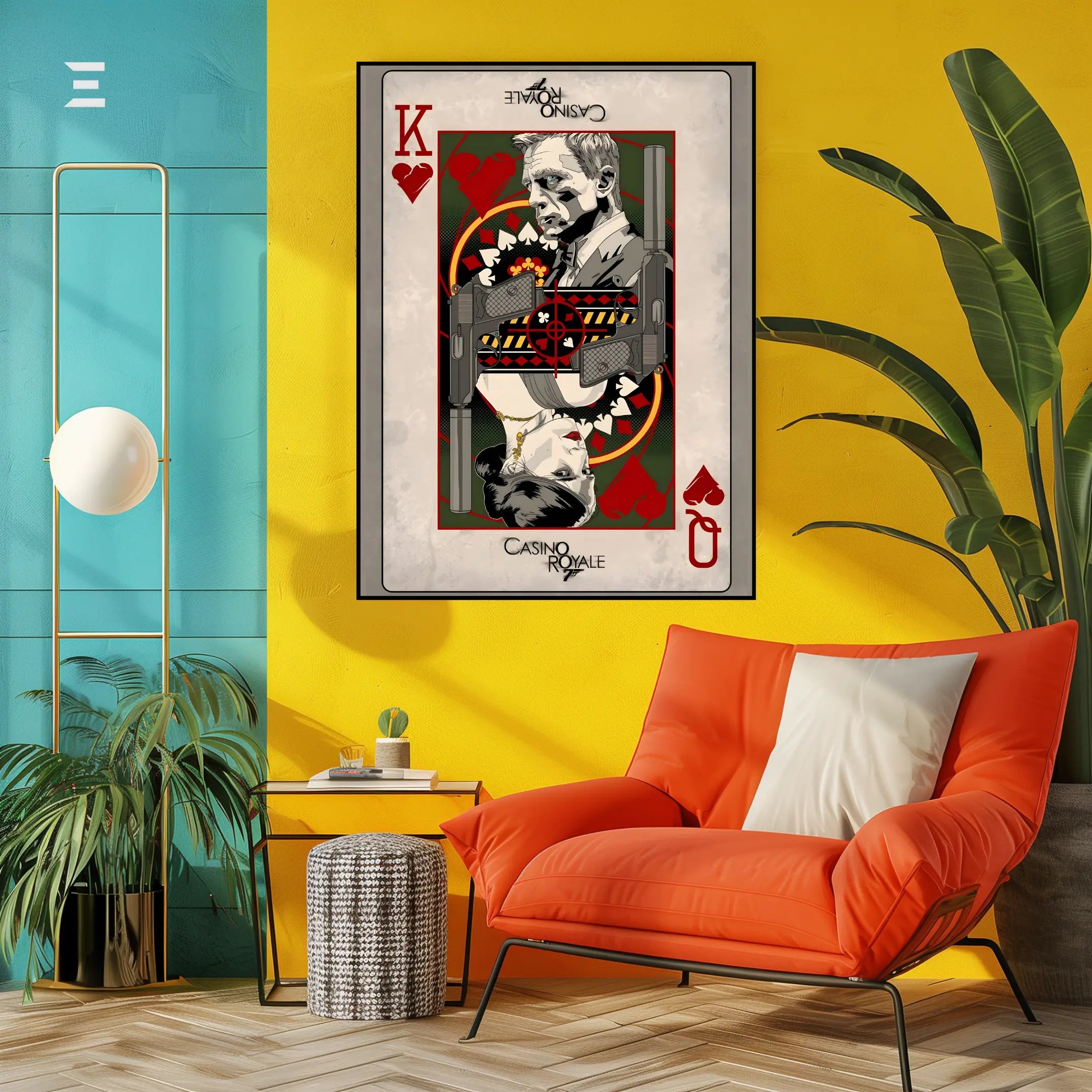 Casino Royale James Bond Resin Wall Art | IBRELIA IBRELIA