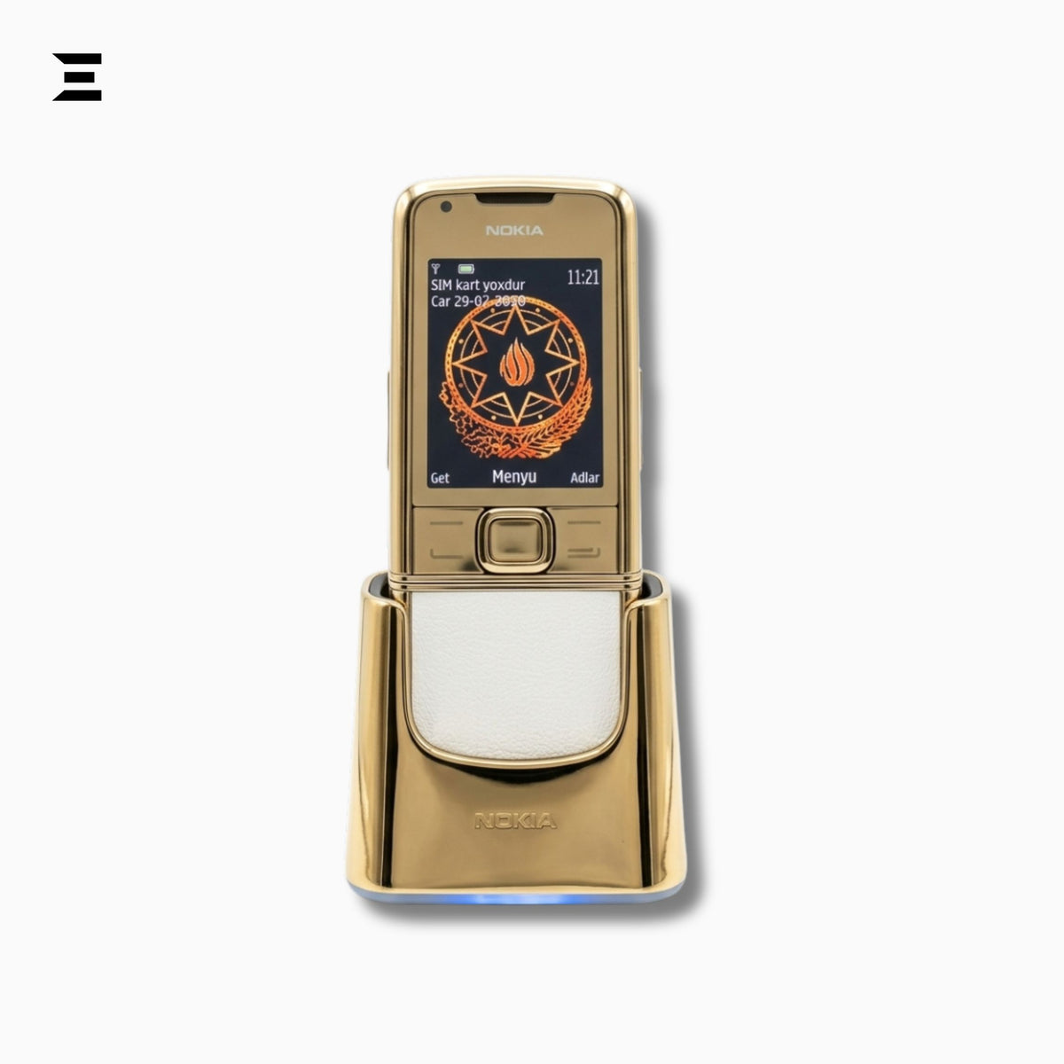 Nokia 8800 Gold Arte | Pre-Owned | Original Luxury Slider Phone | With Charging Dock & Charger