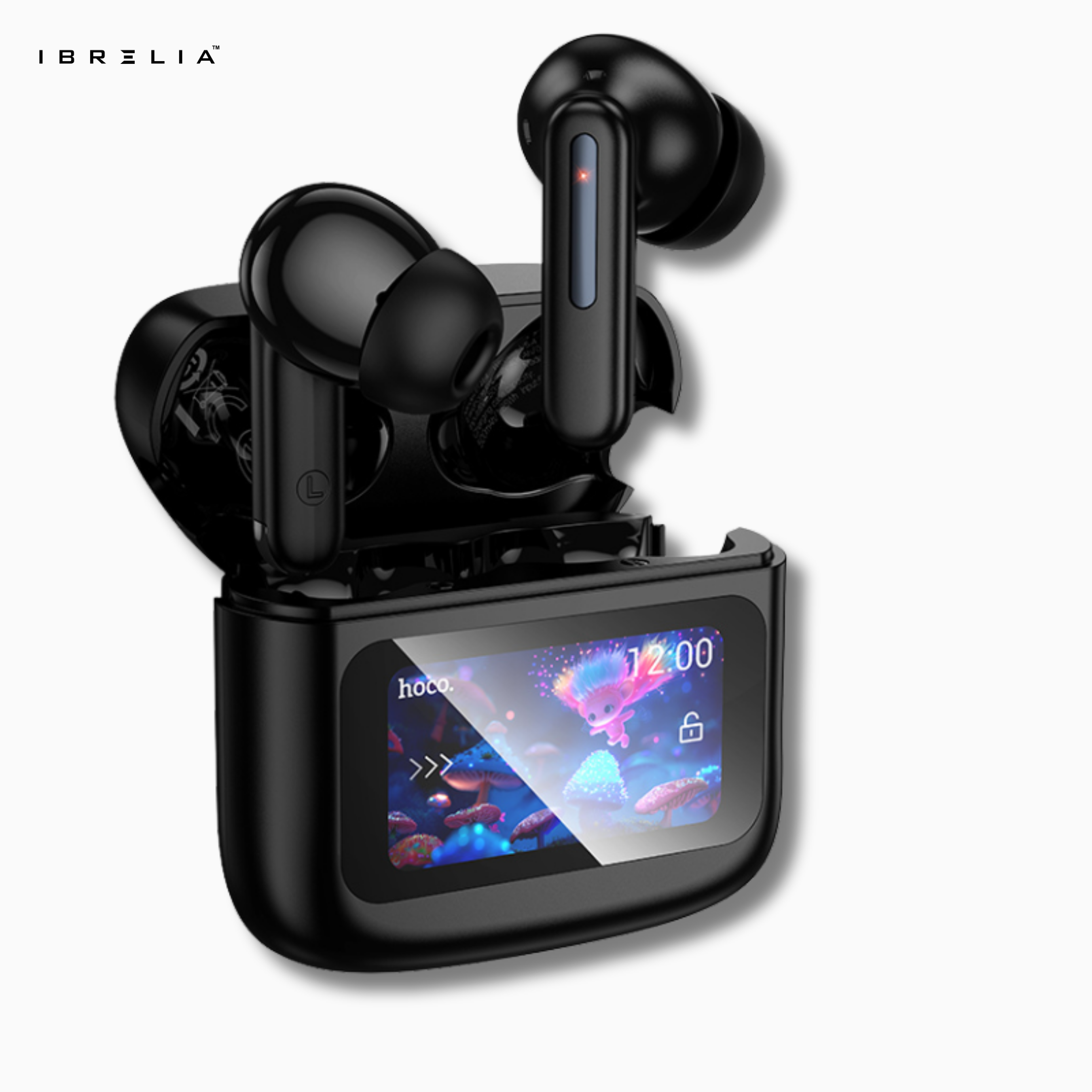 HOCO EQ14 Cool Color True Wireless BT Headset with Smart Touch Screen | 7H Playtime | IBRELIA™