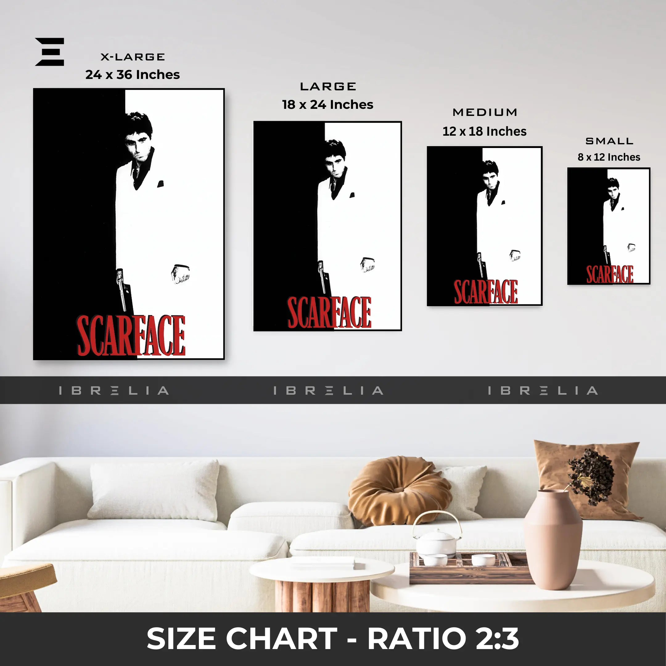 Scarface Tony Montana Resin Wall Art | IBRELIA IBRELIA