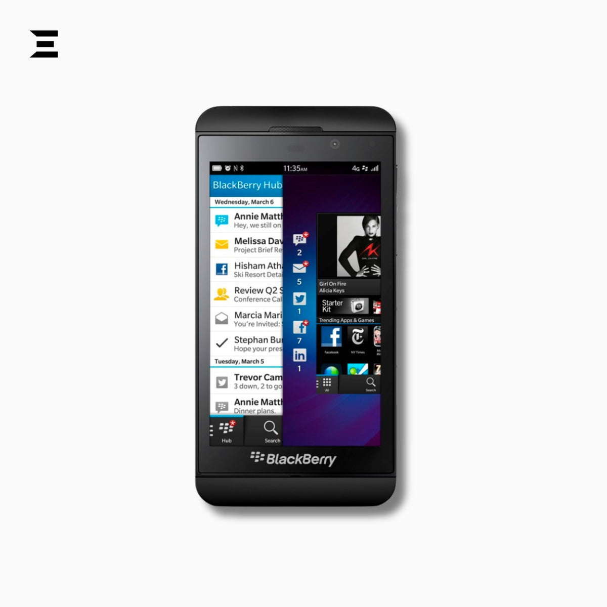 BlackBerry Z10 | Pre-Owned | Original Black BlackBerry 10 Touchscreen Smartphone | Phone Only – No Accessories