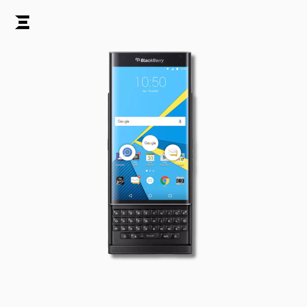 BlackBerry Priv Black | Pre-Owned | Original Android Slider Smartphone | Phone Only – No Accessories