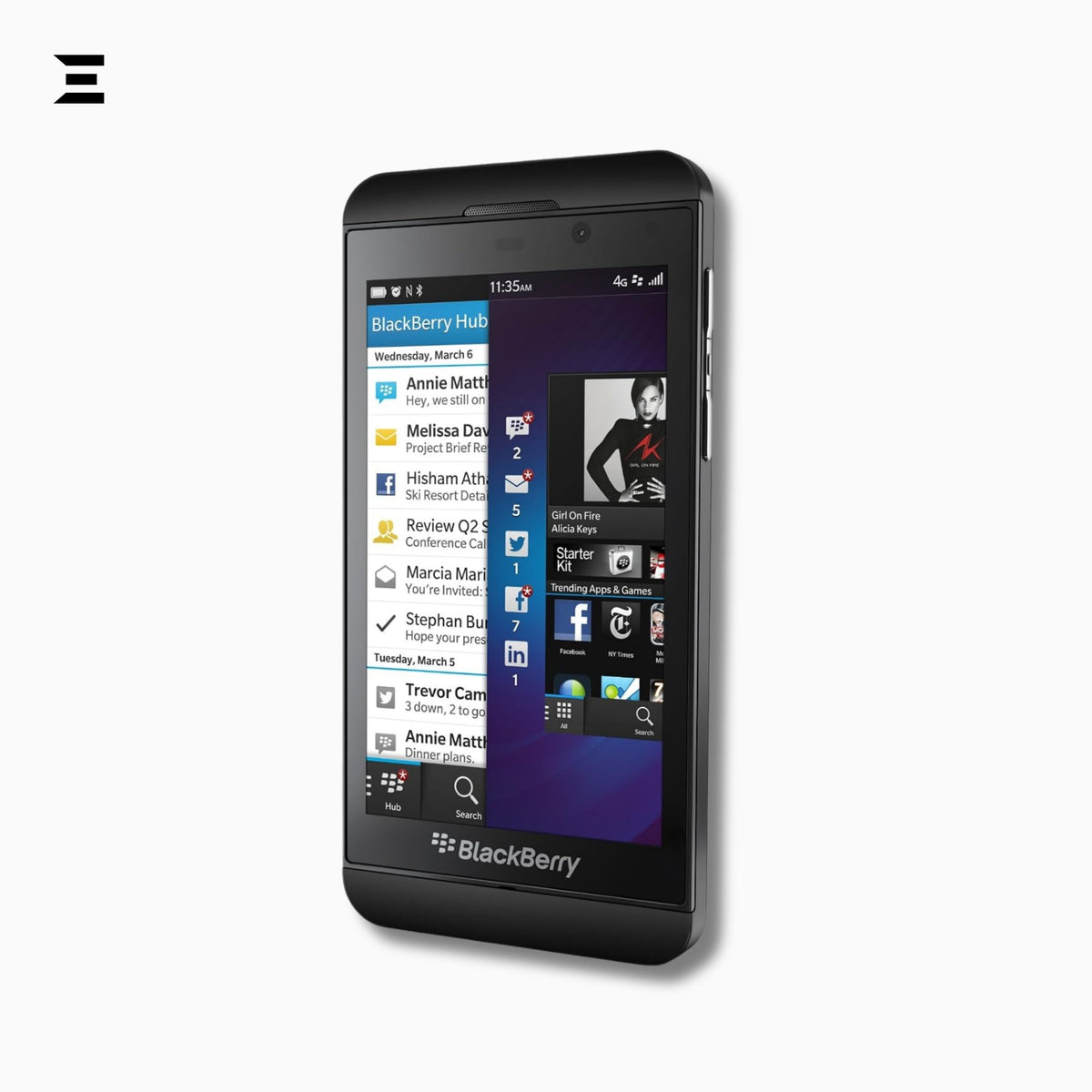 BlackBerry Z10 | Pre-Owned | Original Black BlackBerry 10 Touchscreen Smartphone | Phone Only – No Accessories