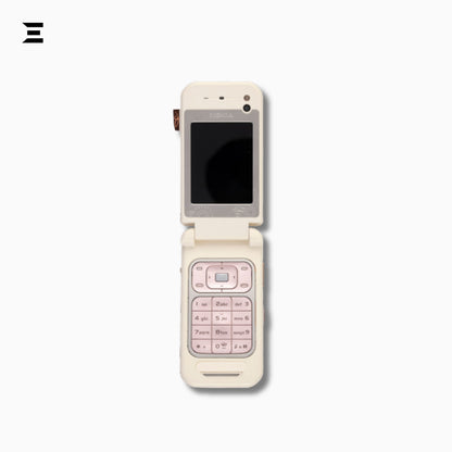 Nokia 7390 Pink & Cream (Brand New – Only Phone) | Original Nokia Flip Fashion Phone | Rare Collector's Edition