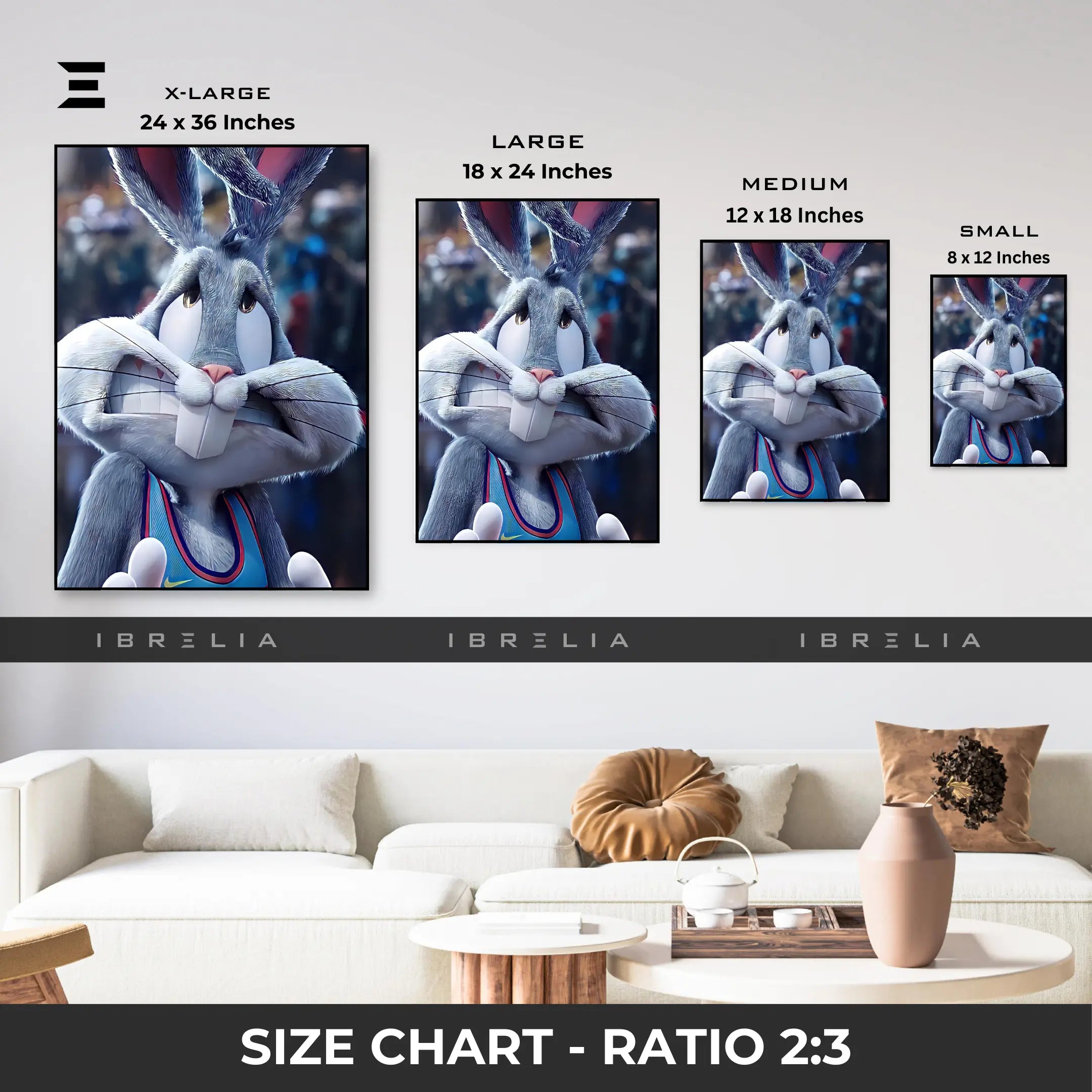 Bugs Bunny Space Jam Resin Wall Art | IBRELIA IBRELIA