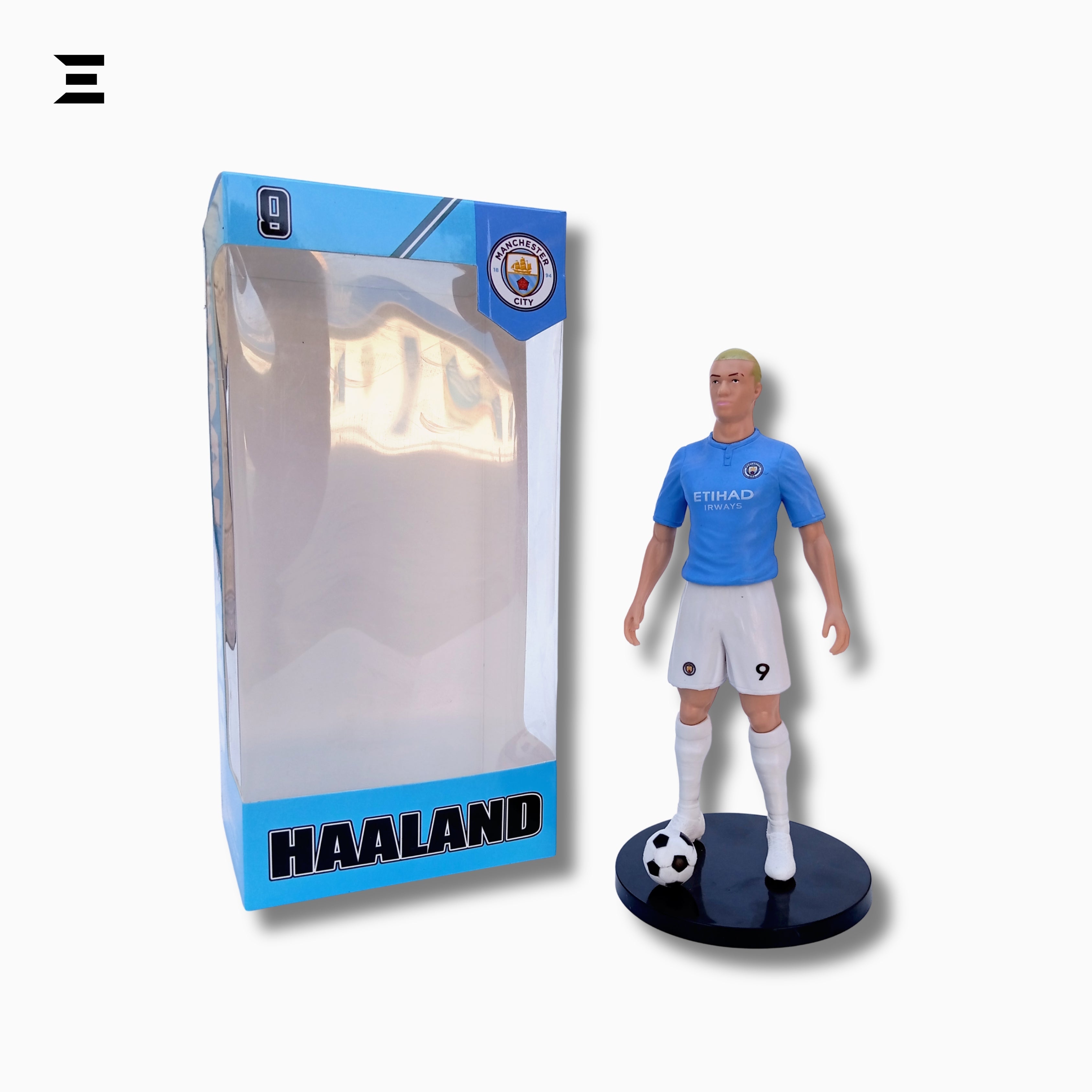 Erling Haaland #9 Manchester City Collectible Football Figure – 8 Inch Sports Figurine | IBRELIA™ IBRELIA