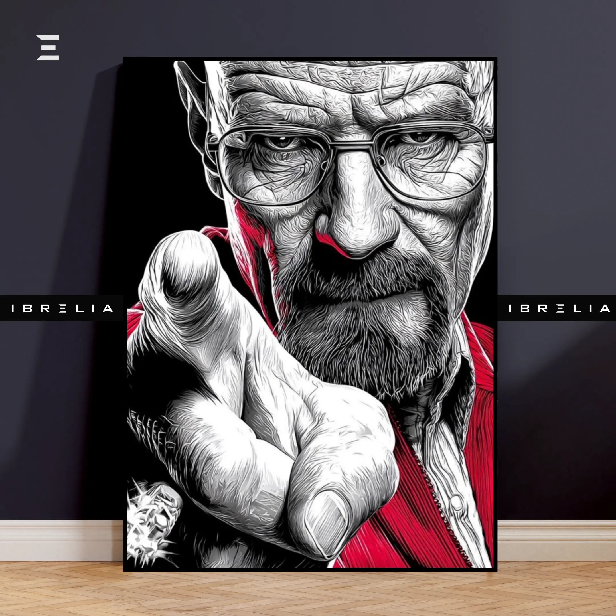 Breaking Bad Resin Wall Art – “I Am the Danger” Heisenberg Edition | IBRELIA IBRELIA