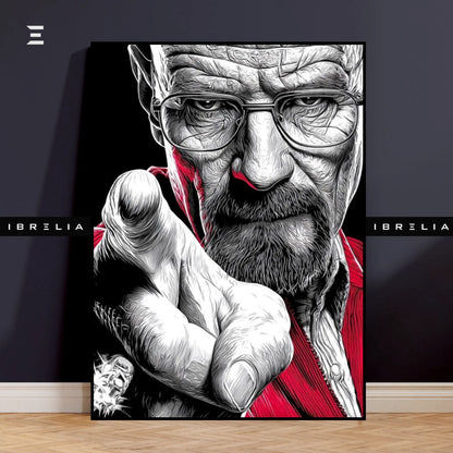 Breaking Bad Resin Wall Art – “I Am the Danger” Heisenberg Edition | IBRELIA IBRELIA