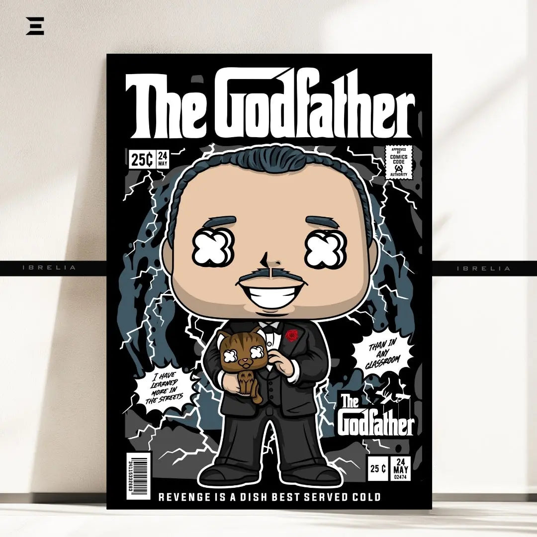 The Godfather Funko Pop Inspired Resin Wall Art – Collectible Frame | IBRELIA IBRELIA