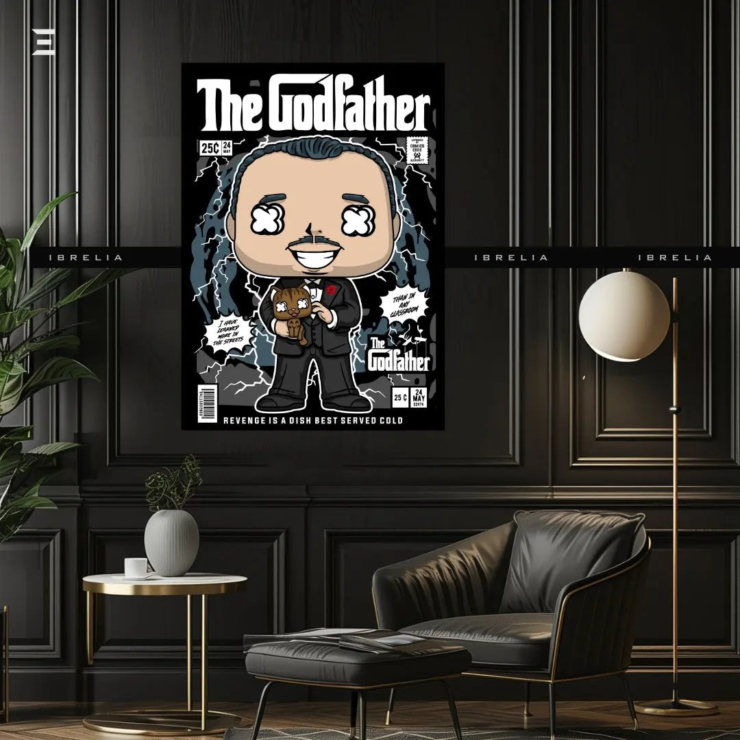 The Godfather Funko Pop Inspired Resin Wall Art – Collectible Frame | IBRELIA IBRELIA