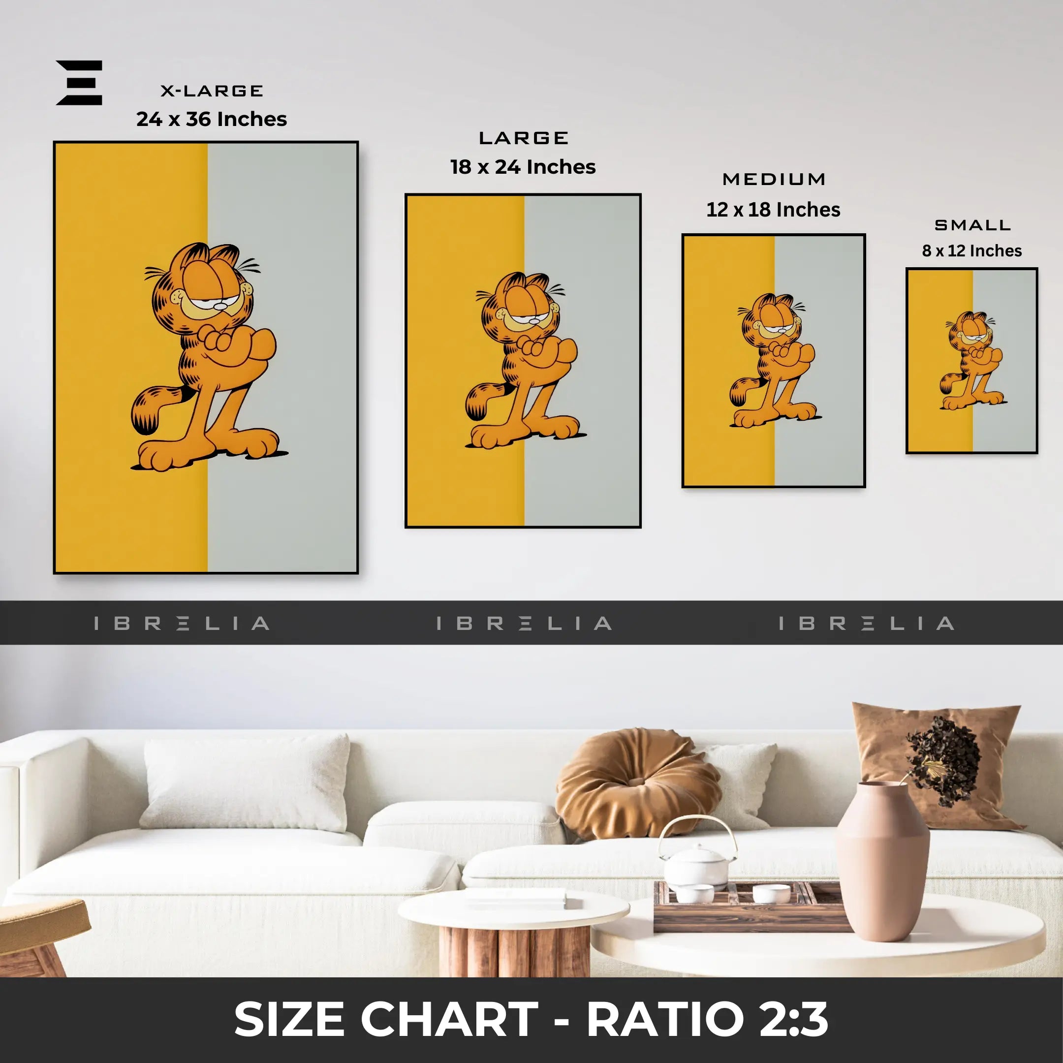 Garfield Classic Pop Art Resin Wall Art | IBRELIA IBRELIA