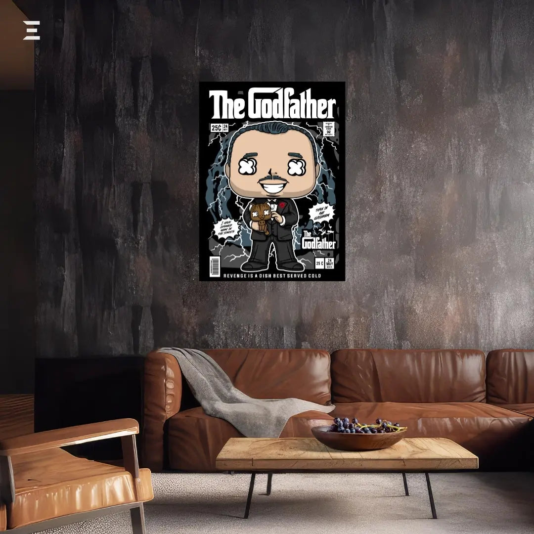 The Godfather Funko Pop Inspired Resin Wall Art – Collectible Frame | IBRELIA IBRELIA