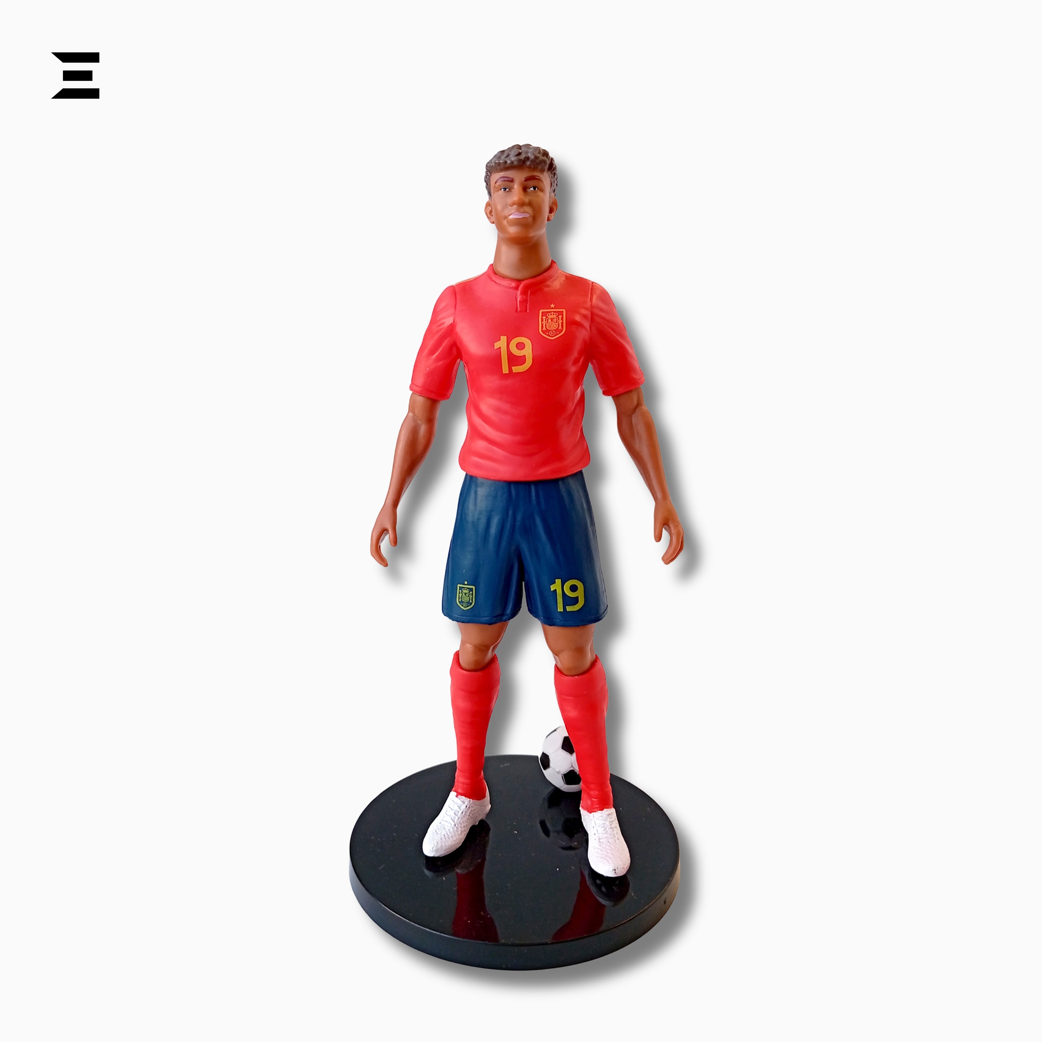 Lamine Yamal #19 Spain National Team Collectible Football Figure – 8 Inch Sports Figurine | IBRELIA™ IBRELIA