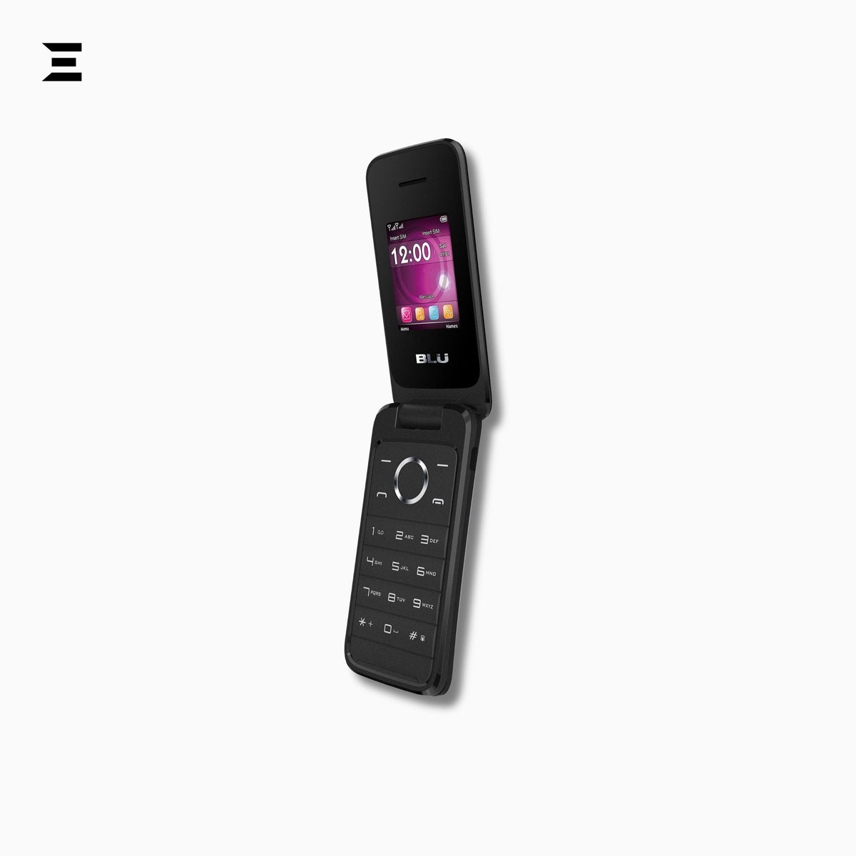 BLU Diva Flex T370 Gold | Brand New | Complete Original Box & Accessories | Classic Flip Phone