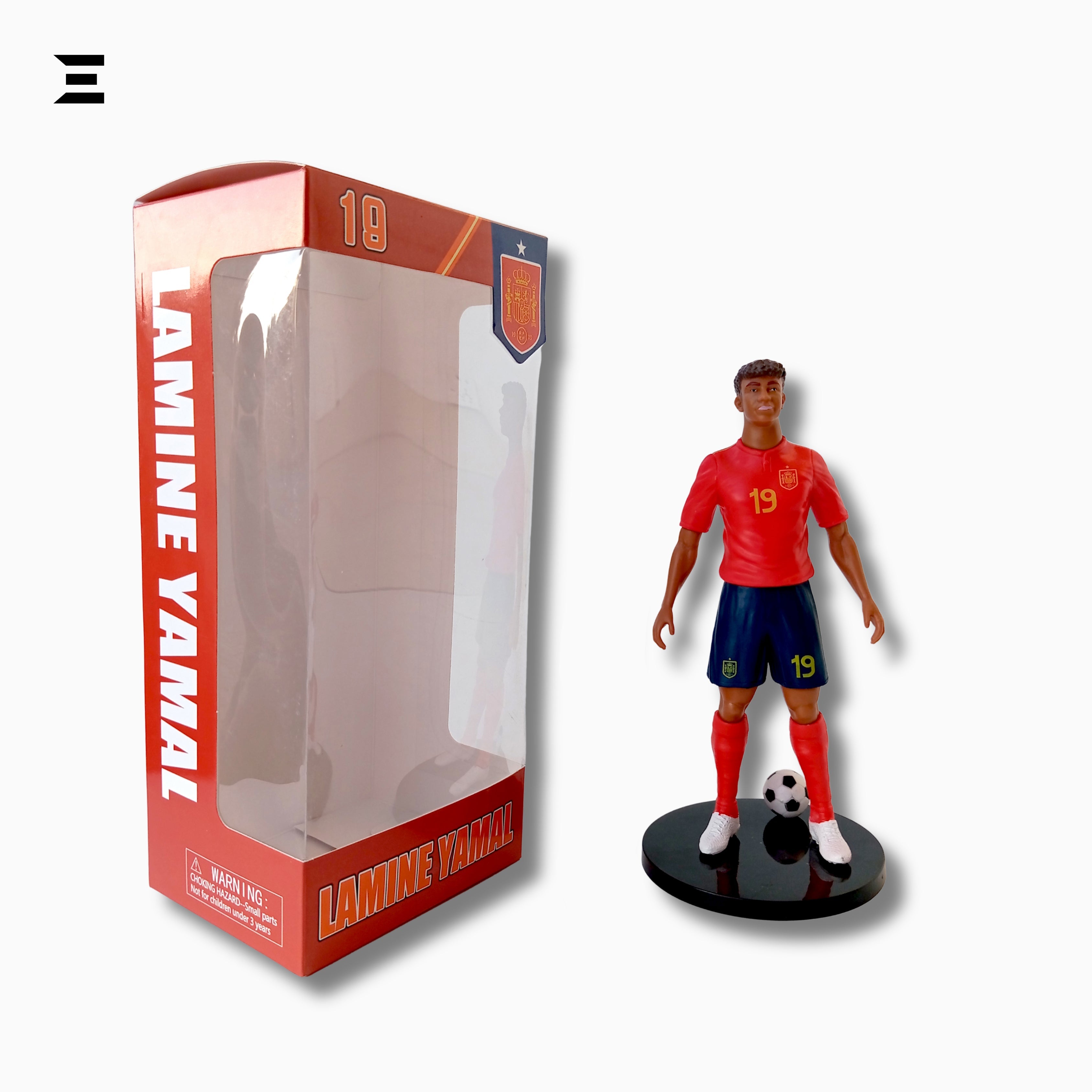 Lamine Yamal #19 Spain National Team Collectible Football Figure – 8 Inch Sports Figurine | IBRELIA™ IBRELIA