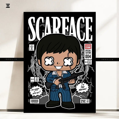 Scarface Funko Pop Inspired Resin Wall Art – Collectible Frame | IBRELIA IBRELIA