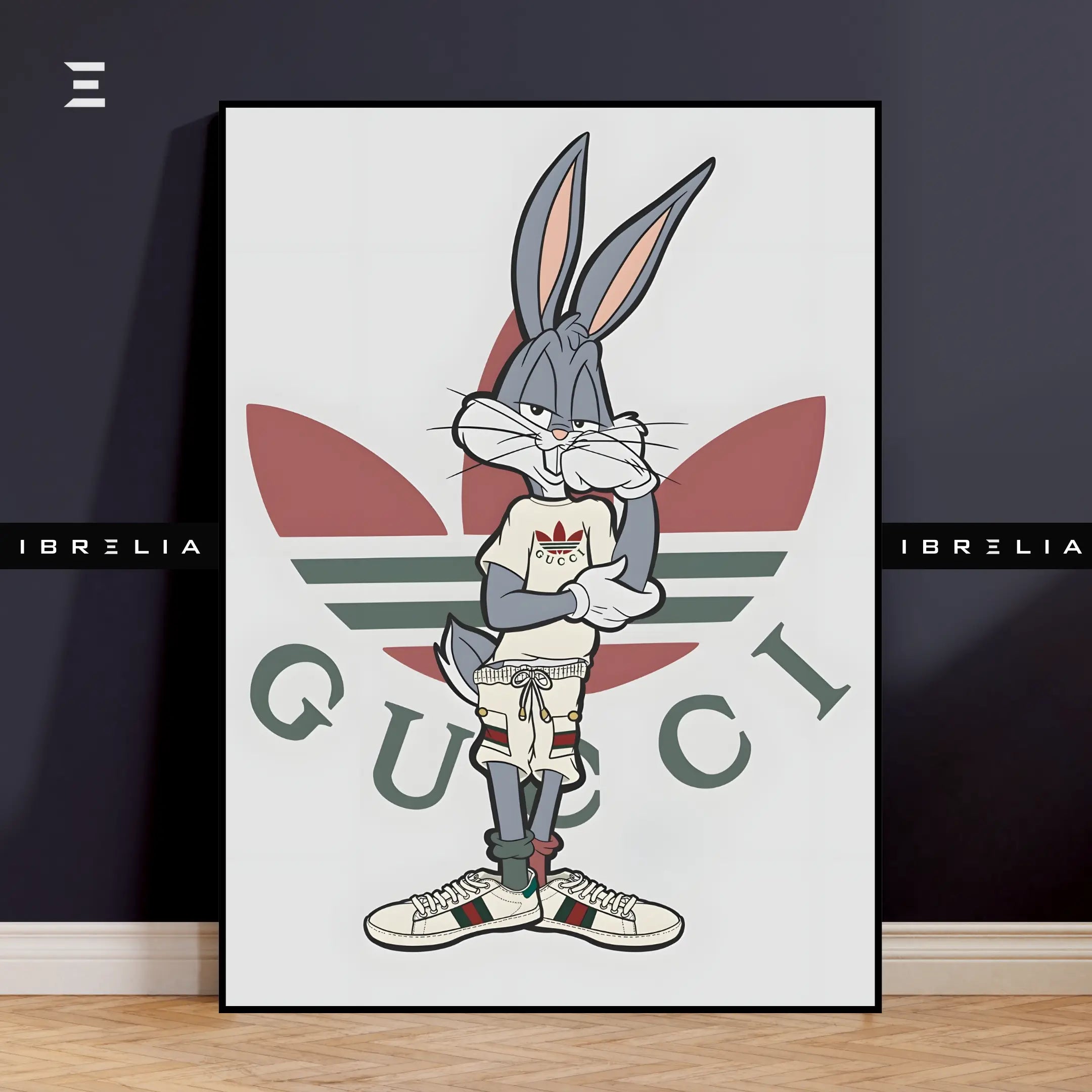 Bugs Bunny Gucci Drip Resin Wall Art | IBRELIA IBRELIA