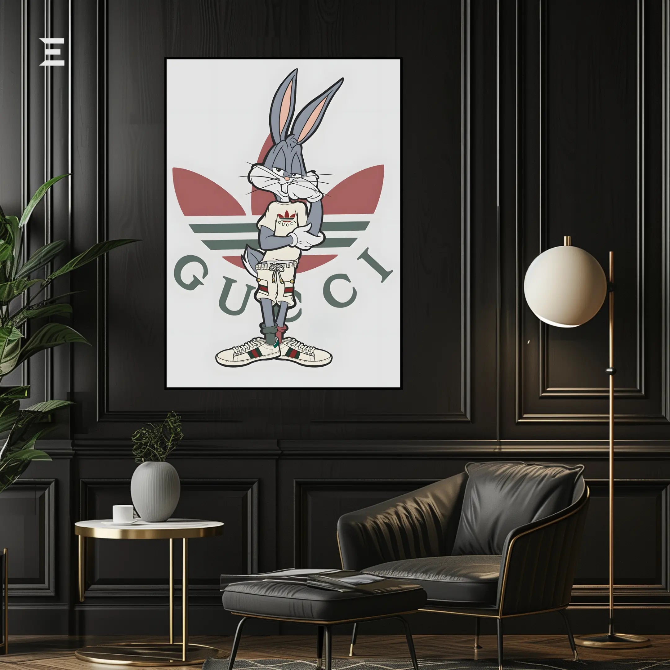 Bugs Bunny Gucci Drip Resin Wall Art | IBRELIA IBRELIA