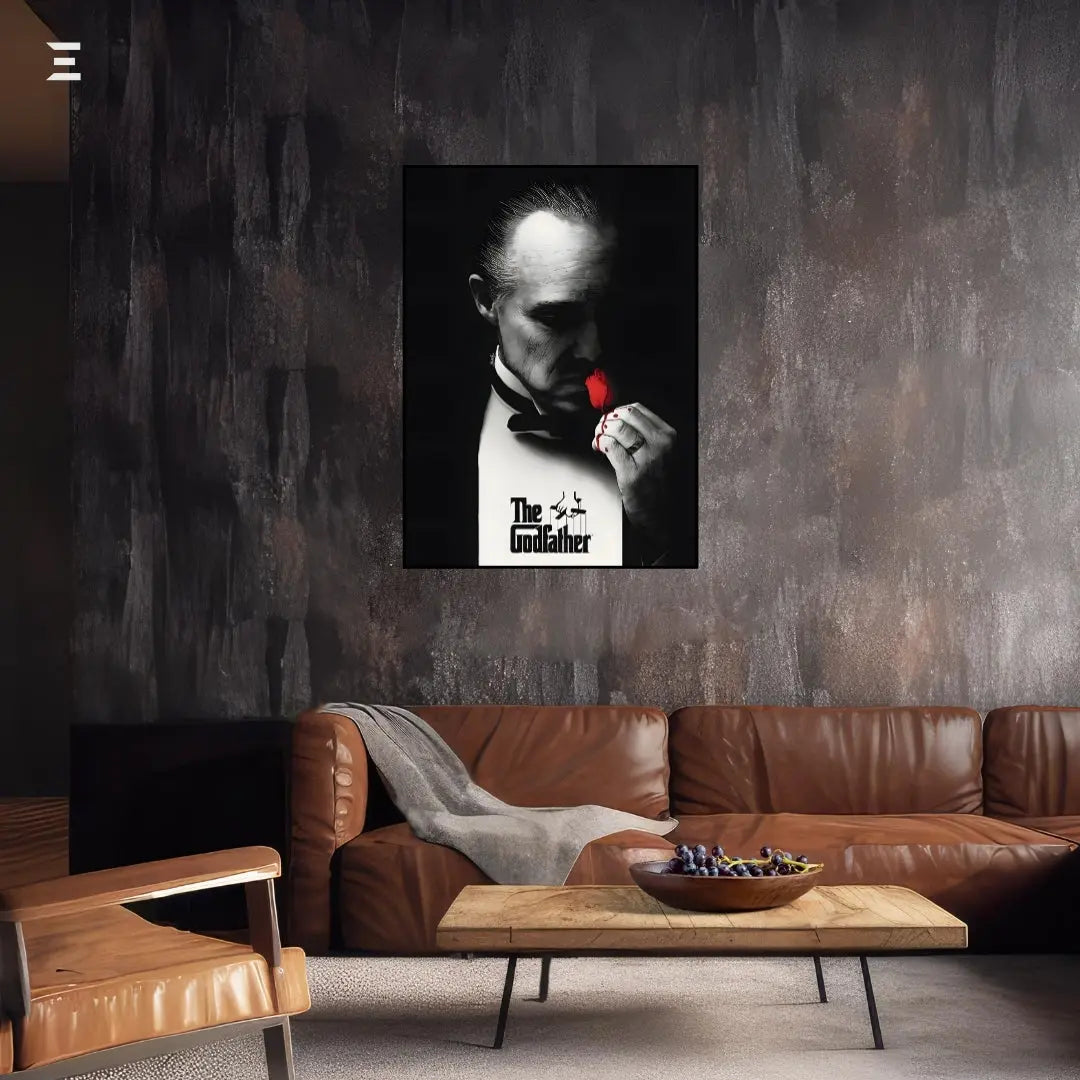 Premium Resin Coated Wall Art – The Godfather Vito Corleone Frame | IBRELIA Pakistan IBRELIA