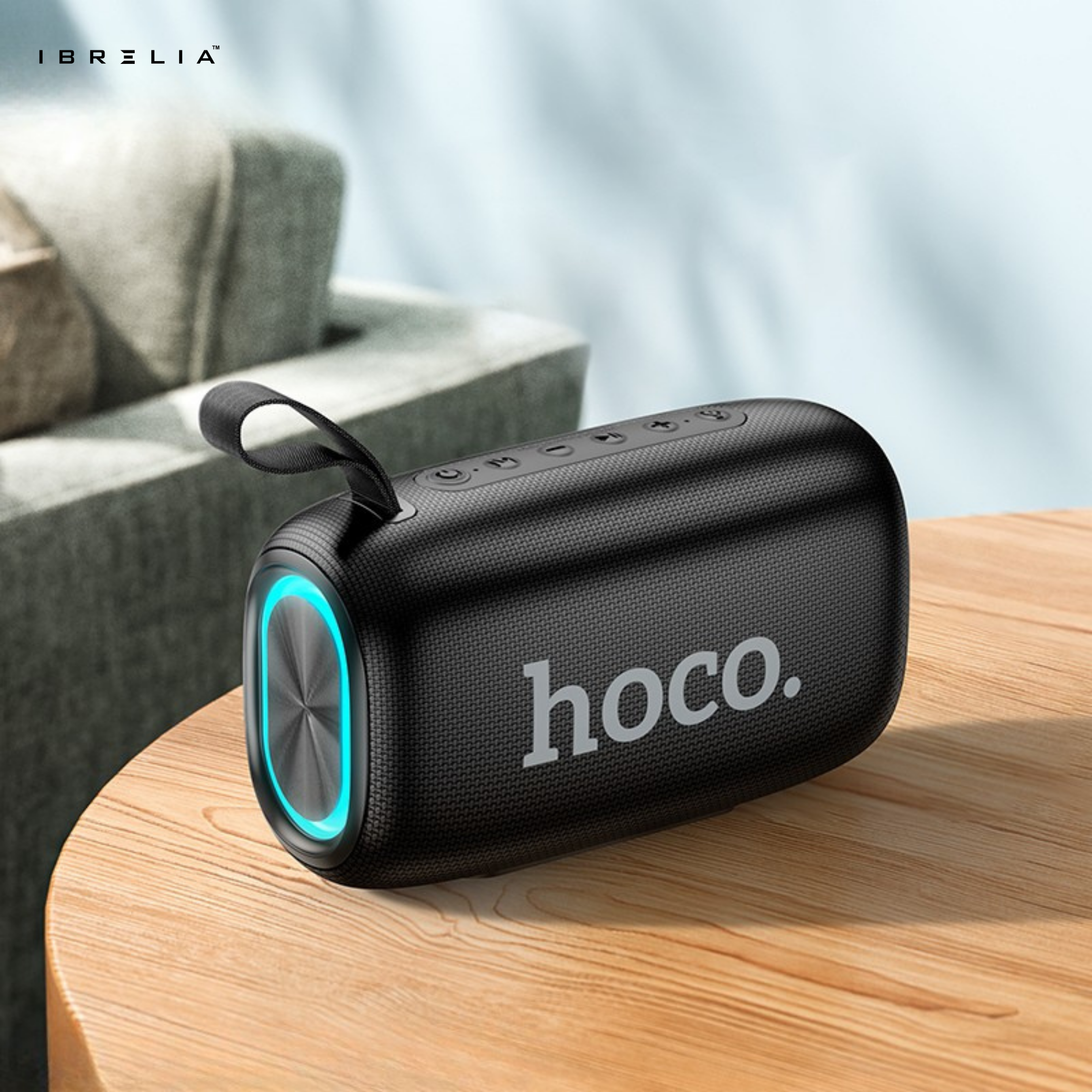 HOCO HC25 Radiante Sports Bluetooth Speaker | 20W Powerful Bass (10W×2) | 4000mAh Battery | Outdoor Wireless Speaker | IBRELIA™