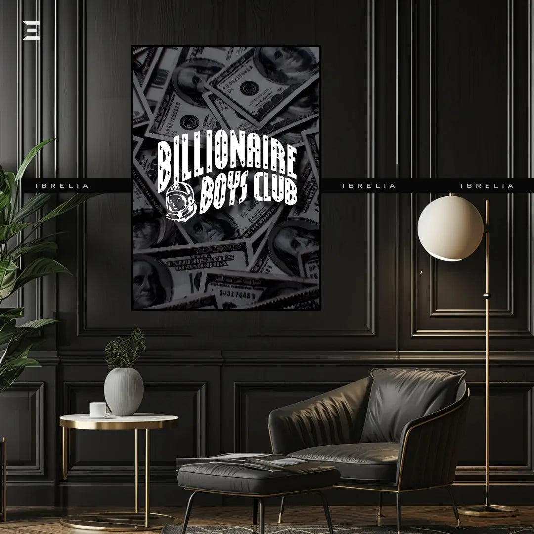 Premium Resin Coated Wall Art – Billionaire Boys Club Dollar Frame | IBRELIA Pakistan IBRELIA