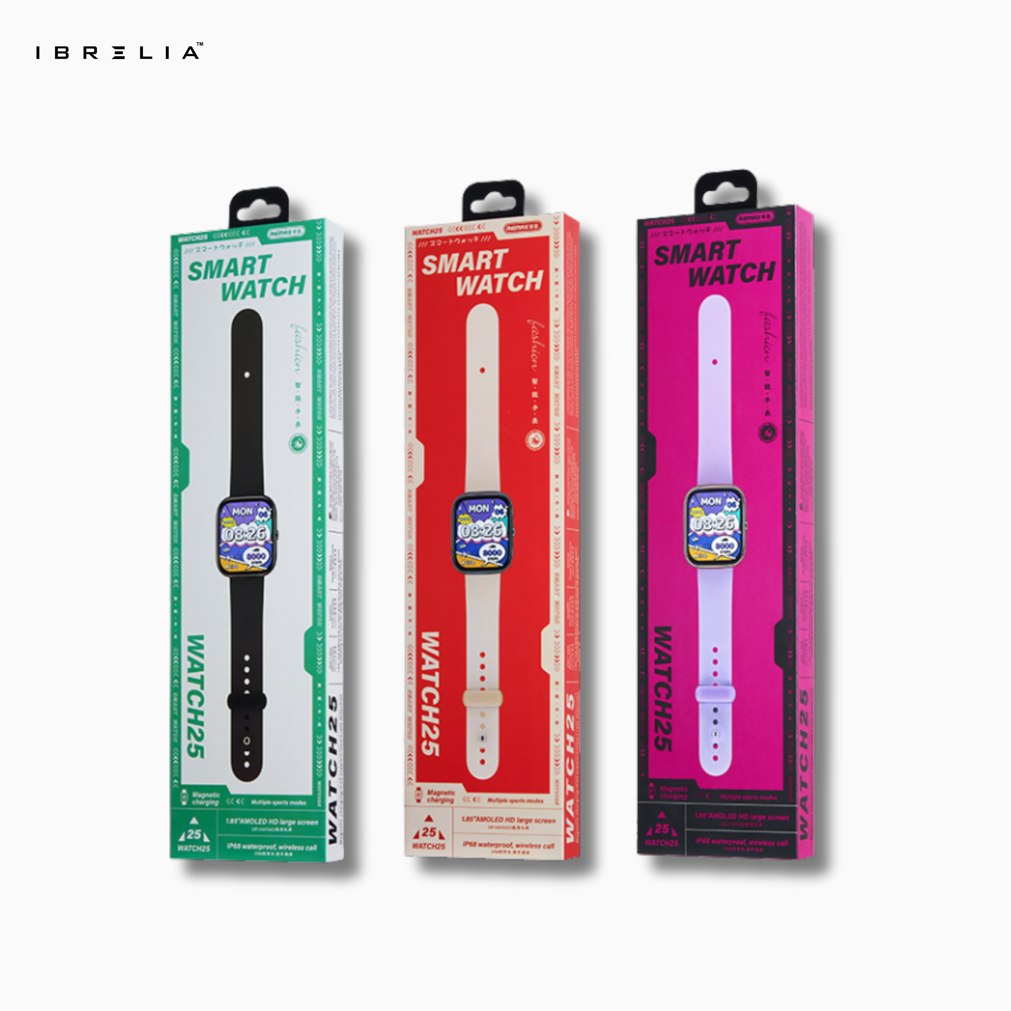 REMAX Smartwatch WATCH25 | Magnetic Strap | Waterproof Design | Dynamic Display | IBRELIA™