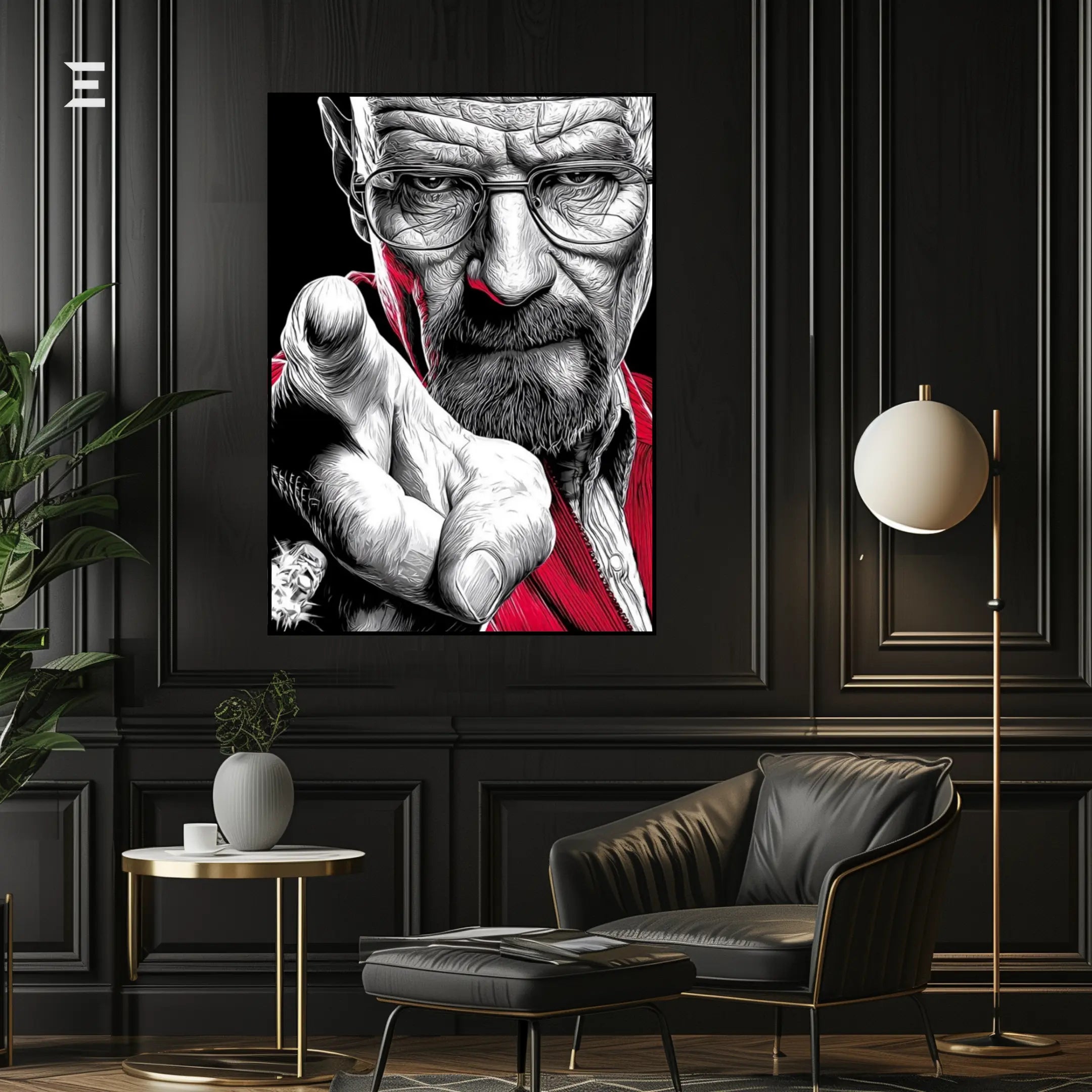 Breaking Bad Resin Wall Art – “I Am the Danger” Heisenberg Edition | IBRELIA IBRELIA