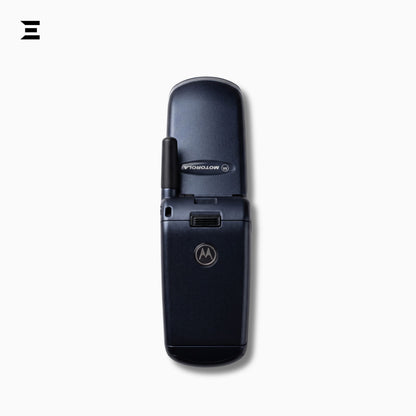 Motorola V3688 Black | Rare Vintage GSM Flip Phone | Original Motorola Leather Holster | Collector Phone