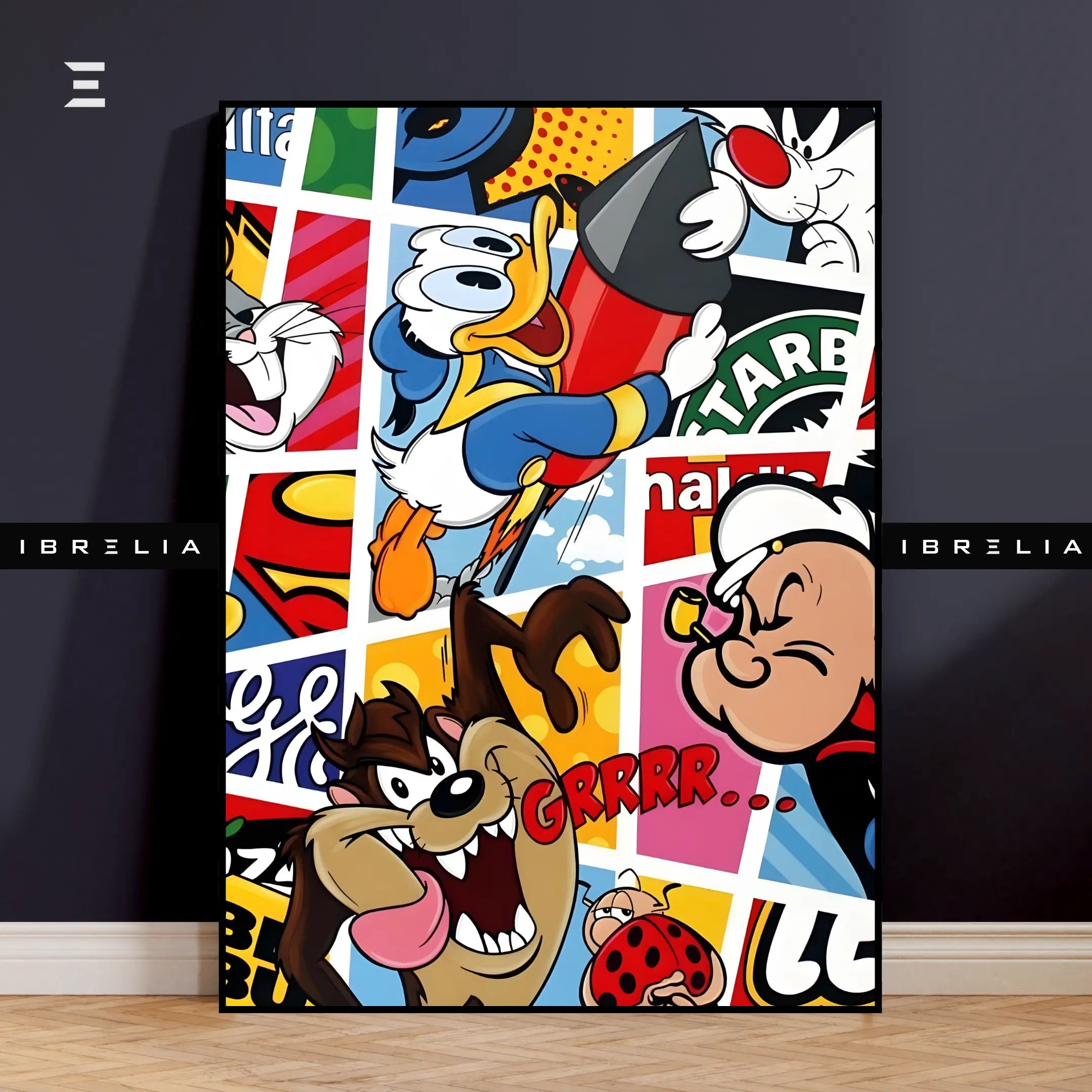 Cartoon Legends Resin Wall Art | IBRELIA IBRELIA