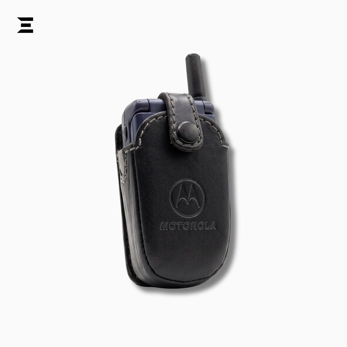 Motorola V3688 Black | Rare Vintage GSM Flip Phone | Original Motorola Leather Holster | Collector Phone