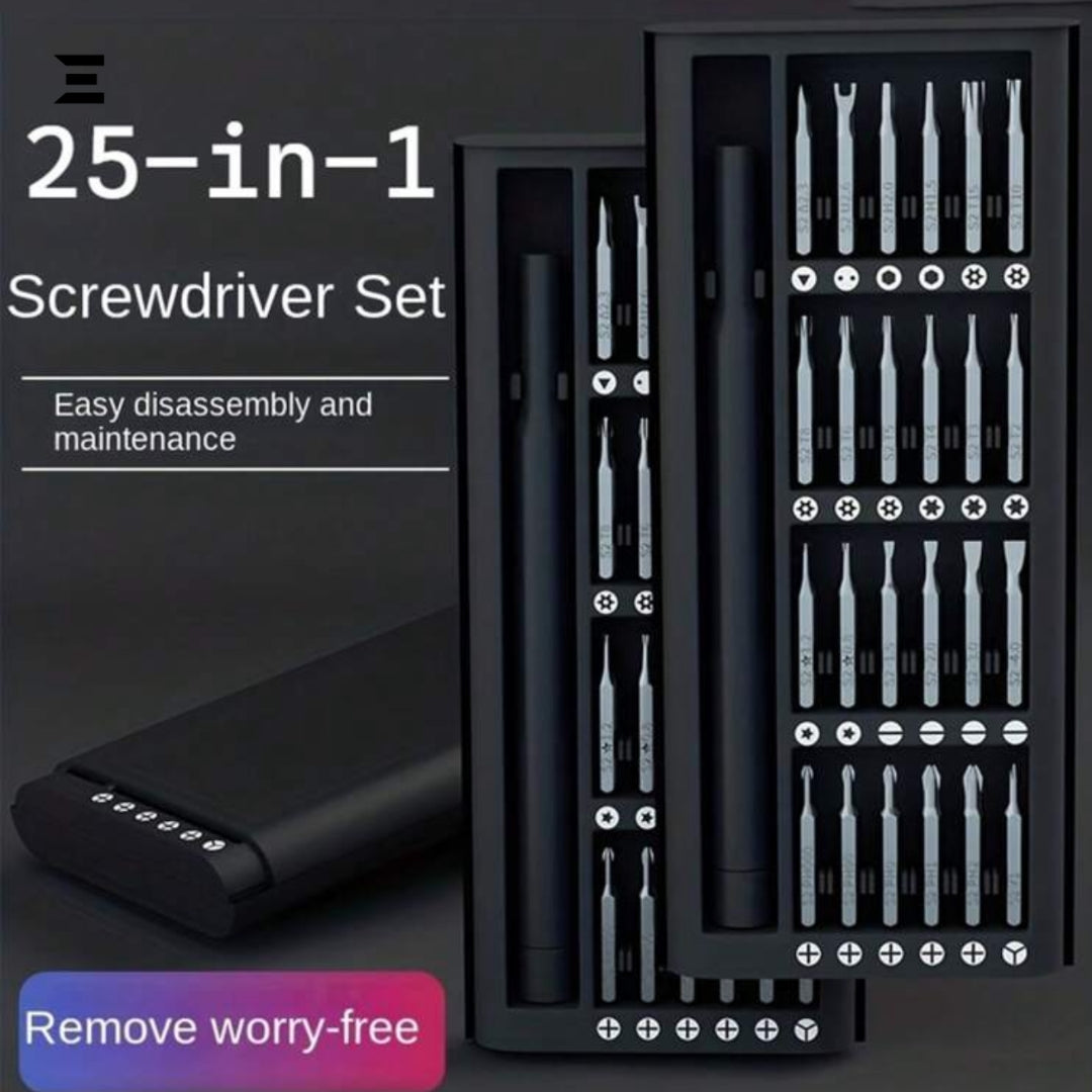 25-in-1 Precision Screwdriver Set – Compact Multi-Bit Repair Tool Kit IBRELIA