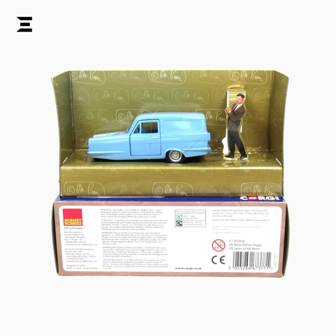 Mr Bean Reliant Regal 30th Anniversary Die-Cast Model by Corgi – Limited Edition IBRELIA