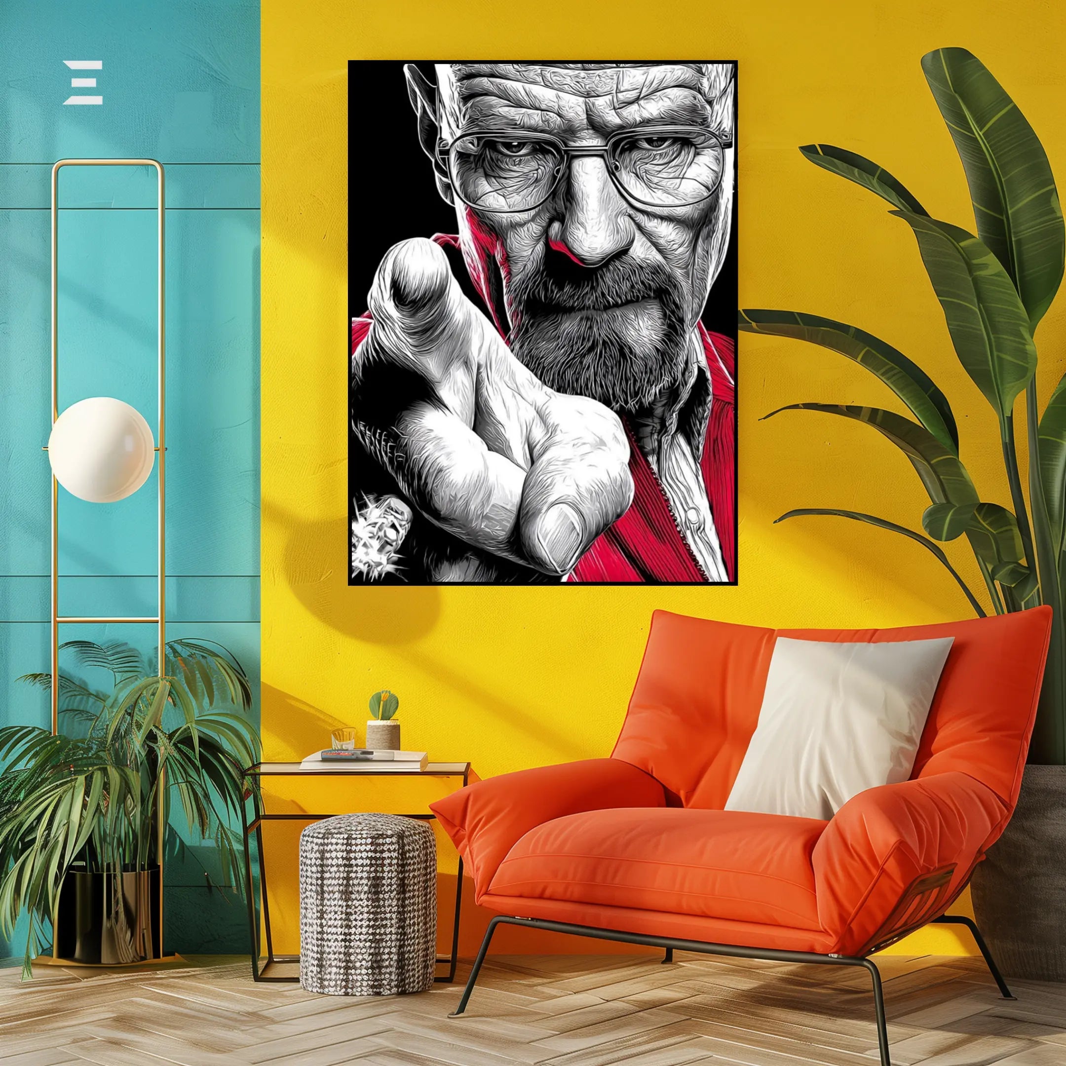 Breaking Bad Resin Wall Art – “I Am the Danger” Heisenberg Edition | IBRELIA IBRELIA