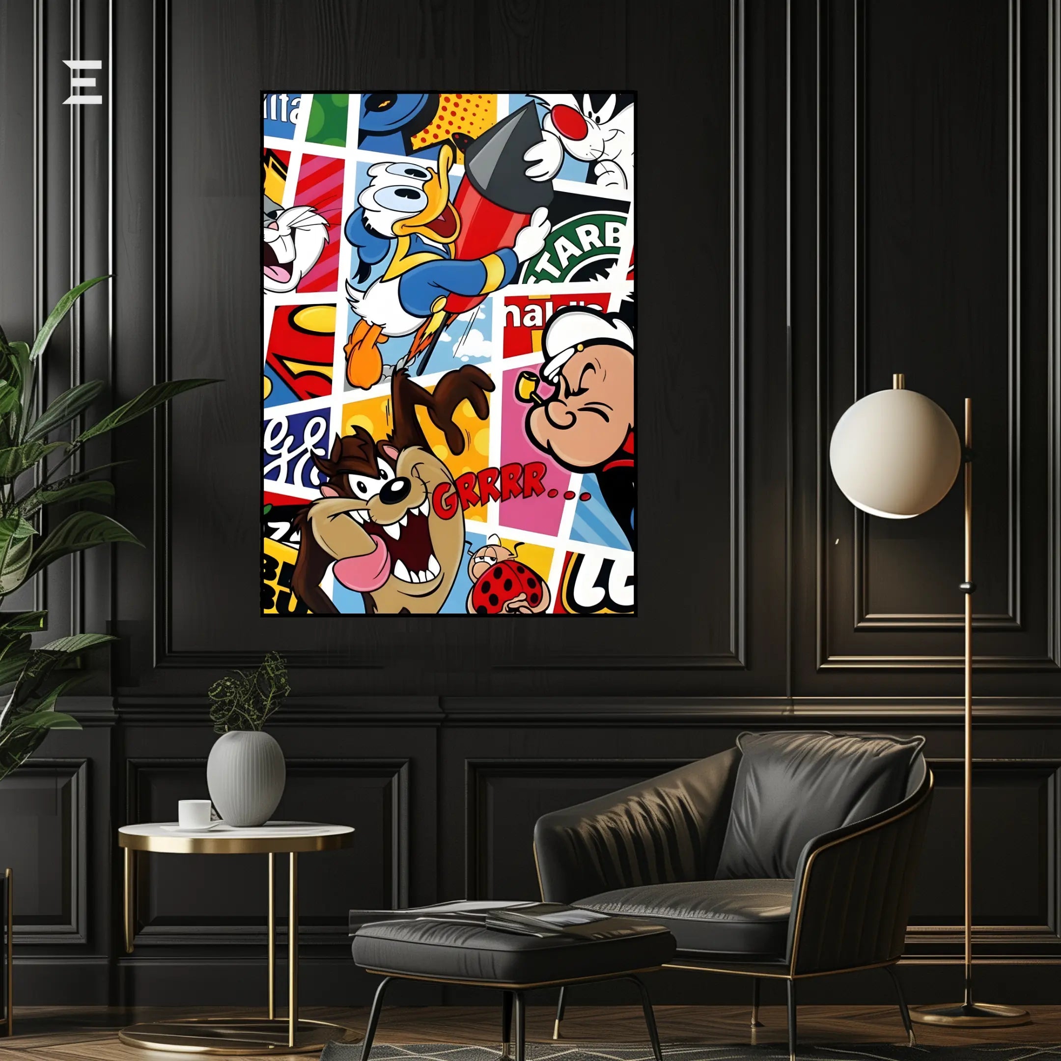 Cartoon Legends Resin Wall Art | IBRELIA IBRELIA