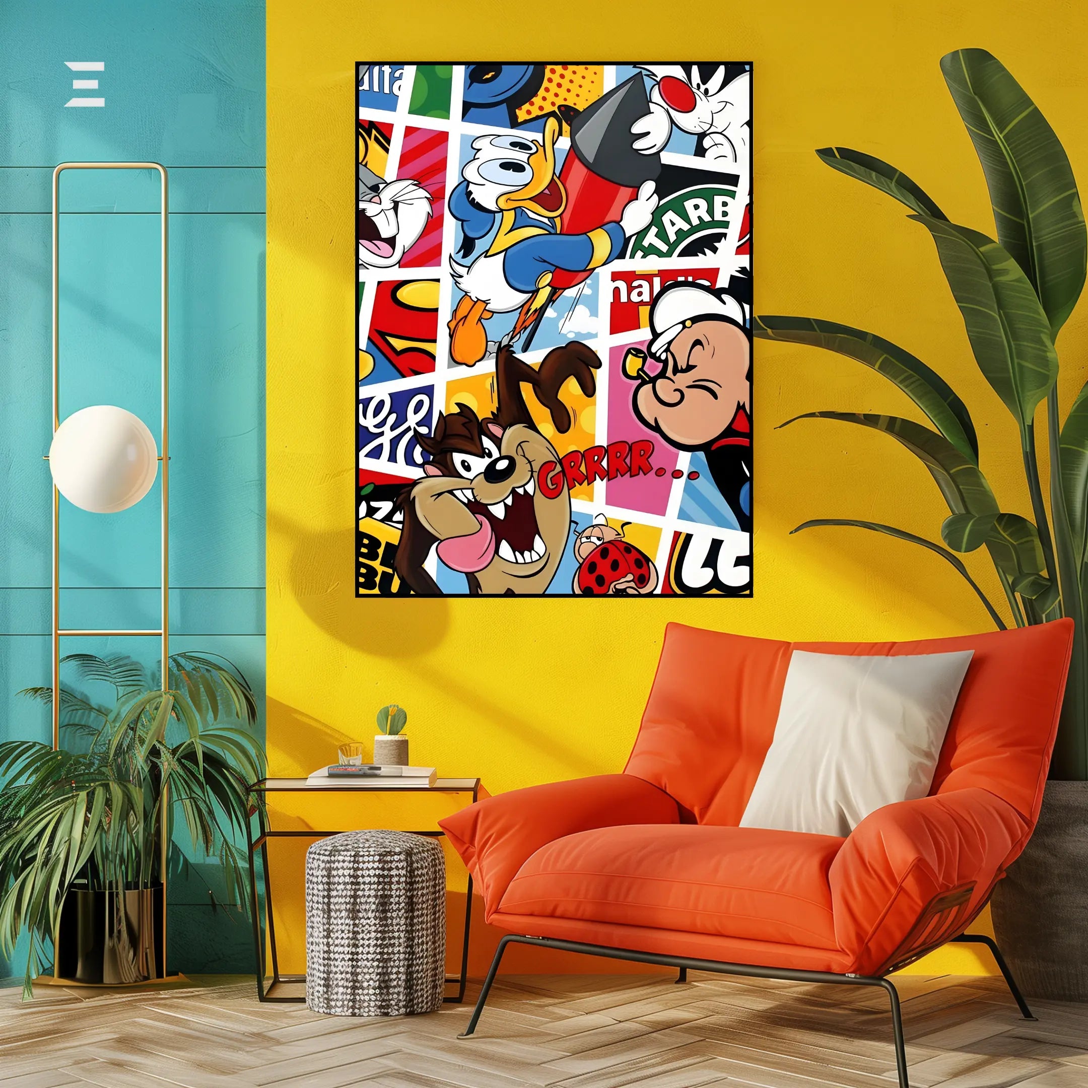 Cartoon Legends Resin Wall Art | IBRELIA IBRELIA