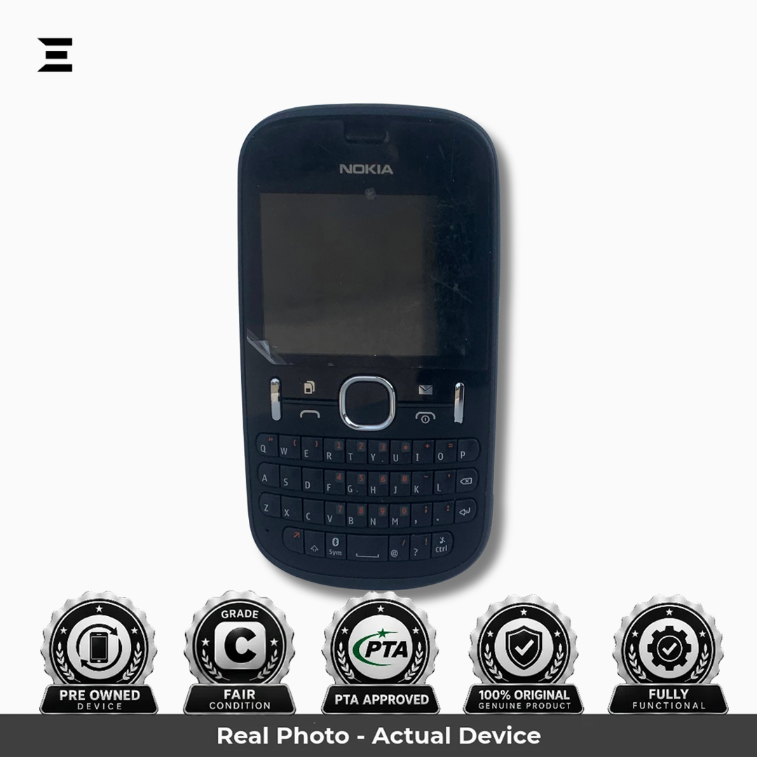 Nokia Asha 200 | Black | Pre-Owned | Grade A | PTA Approved