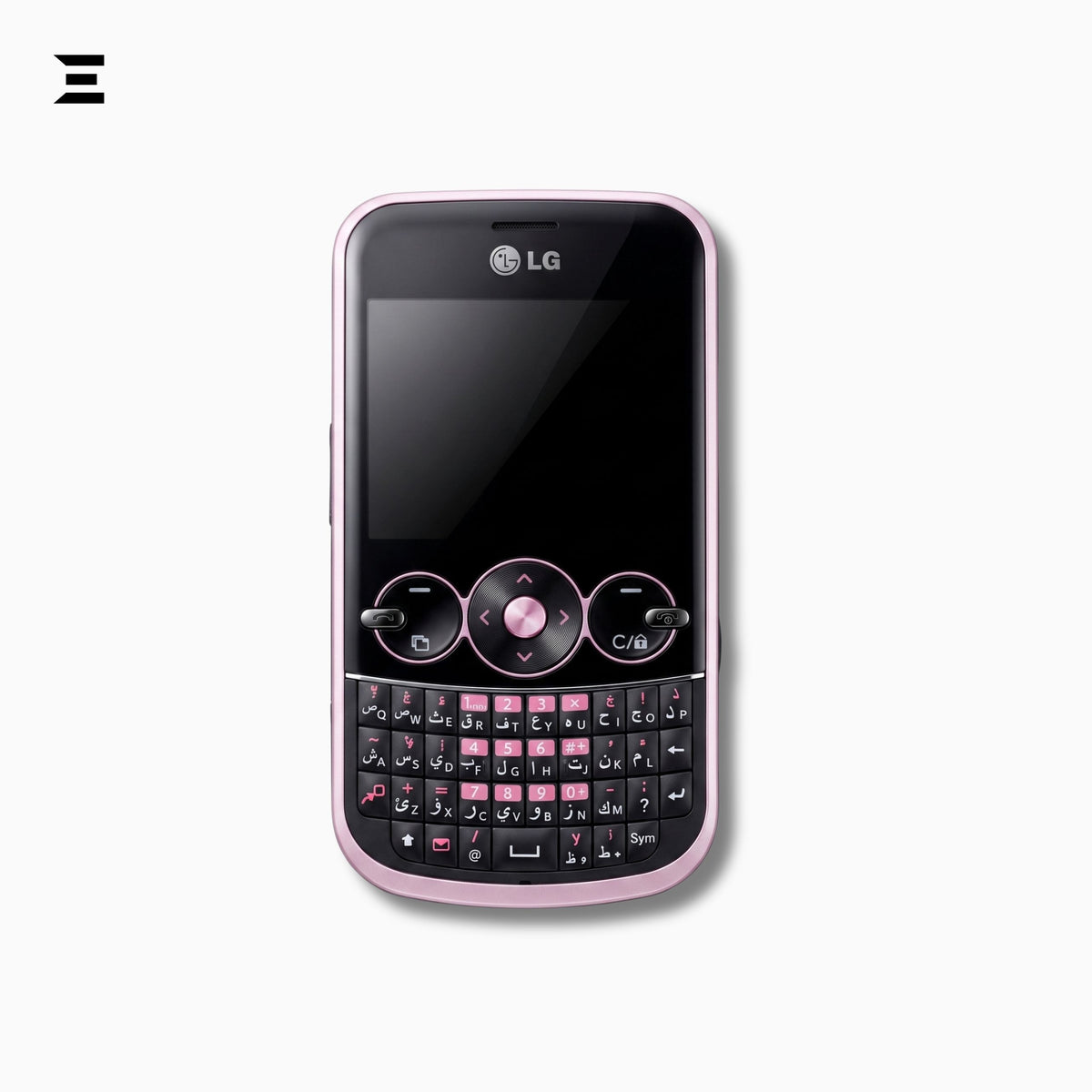 LG GW300 | Brand New | Black & Pink QWERTY Messaging Phone | BlackBerry-Style Design | Complete Box with Accessories