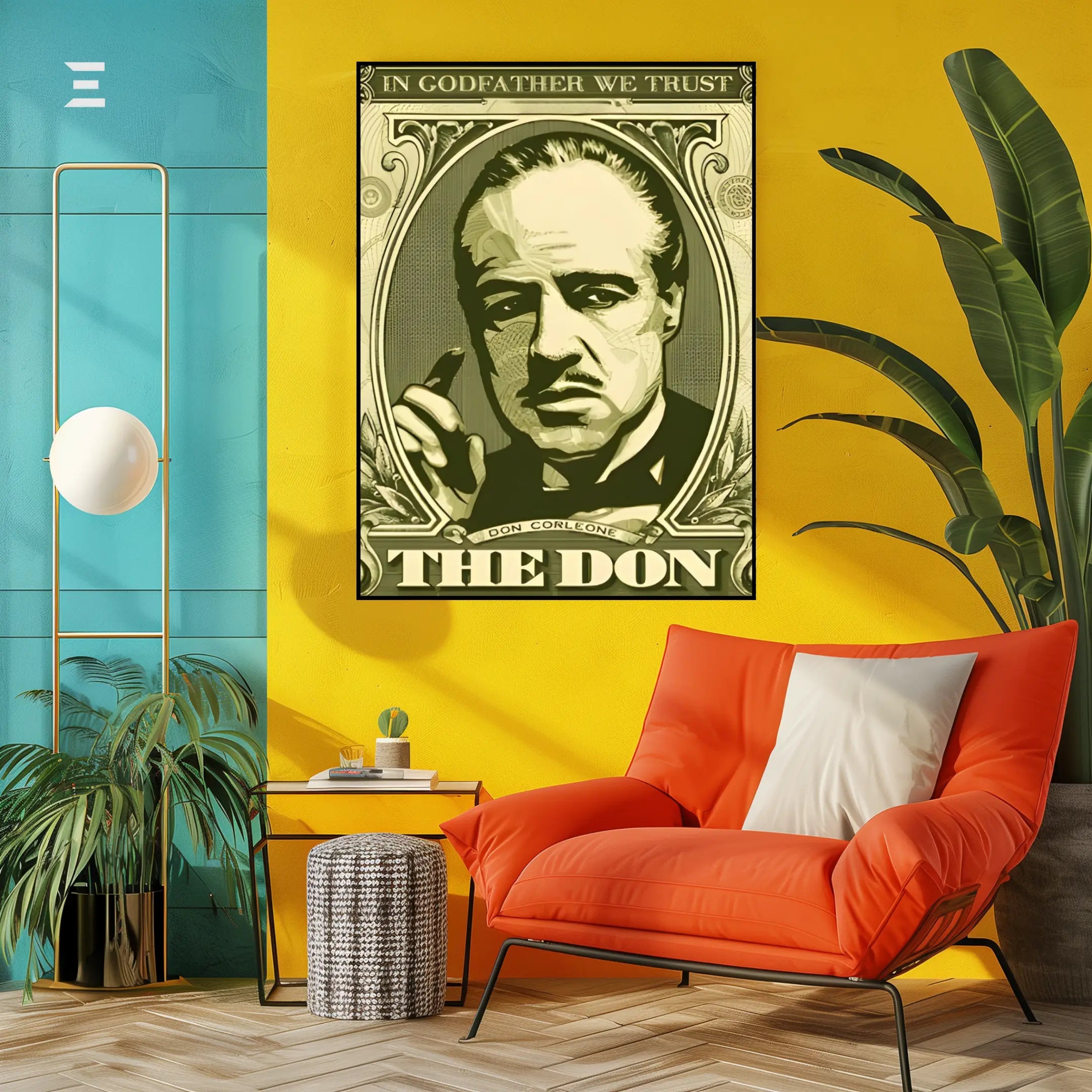 The Godfather Dollar Resin Wall Art | IBRELIA IBRELIA