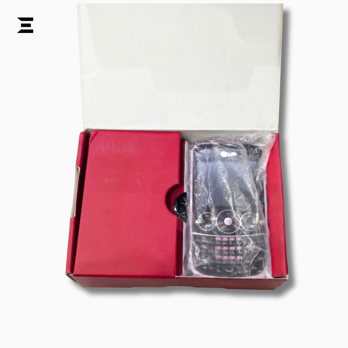 LG GW300 | Brand New | Black & Pink QWERTY Messaging Phone | BlackBerry-Style Design | Complete Box with Accessories