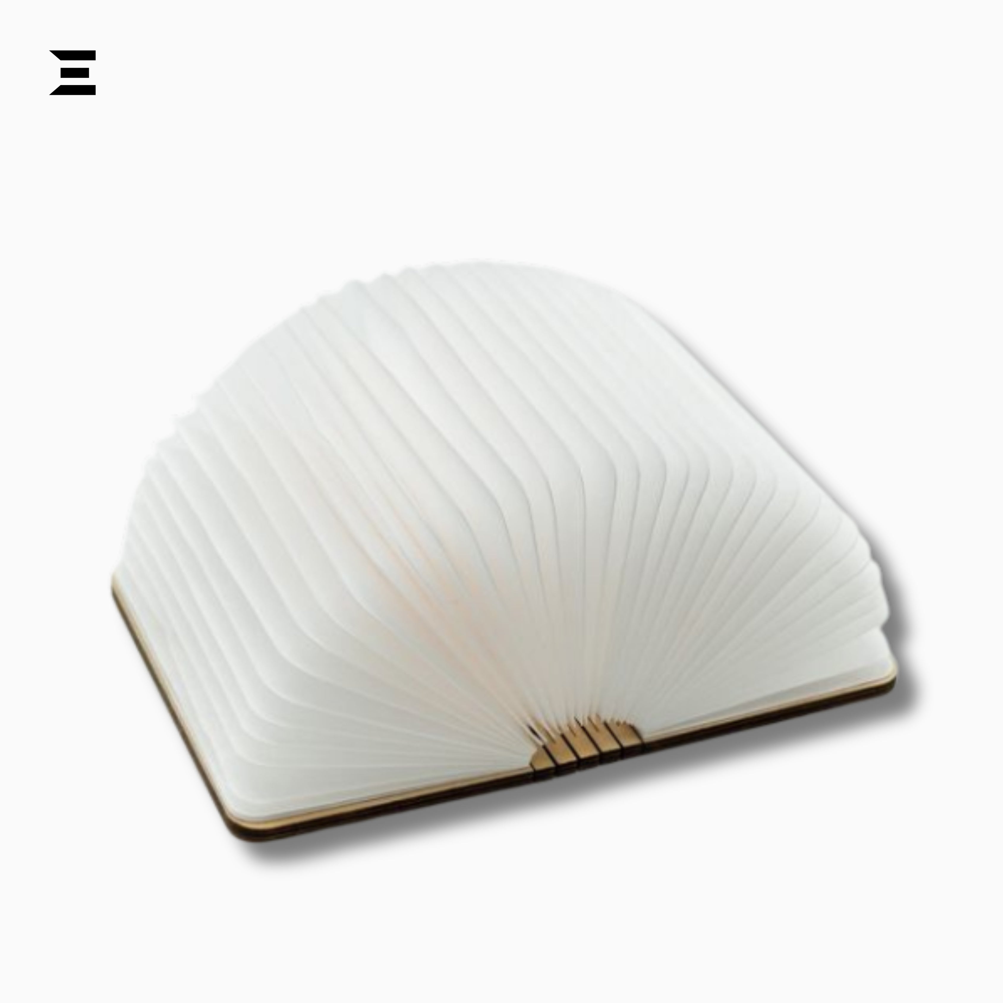 Foldable LED Book Lamp – Wooden Rechargeable Book Light | Decorative Table Lamp | IBRELIA™