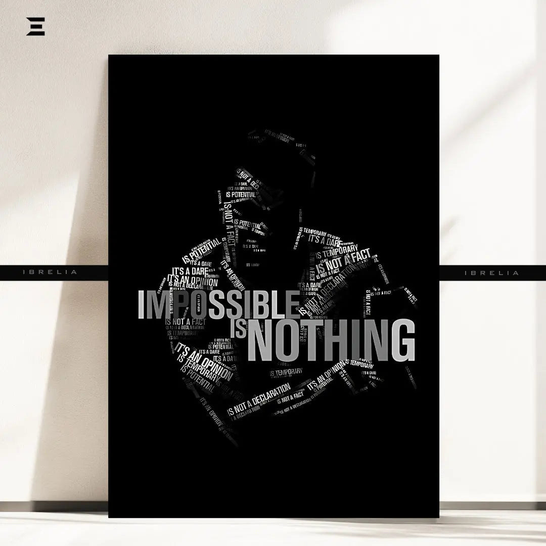 Premium Resin Coated Wall Art – Muhammad Ali Risk Quote Frame | IBRELIA Pakistan IBRELIA