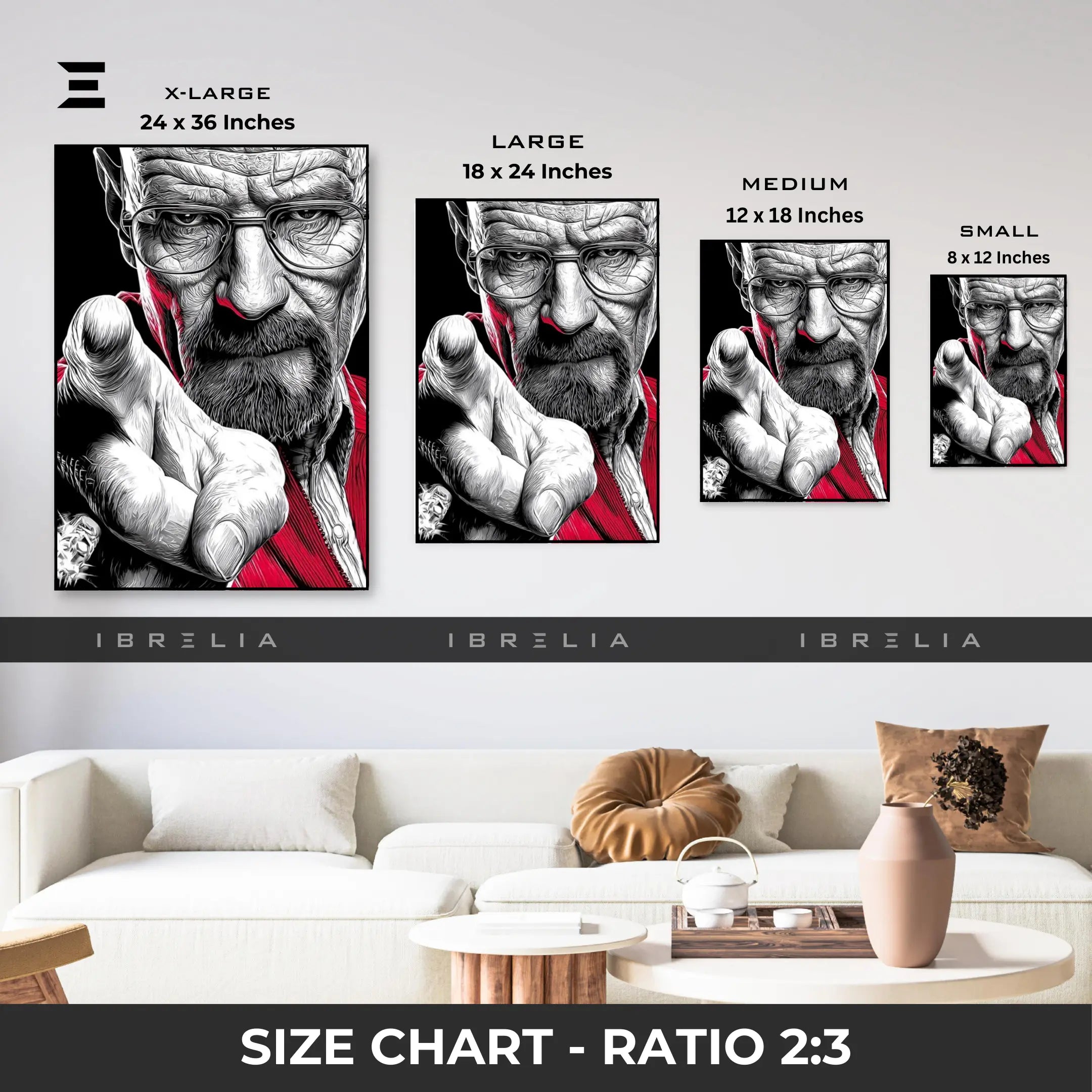 Breaking Bad Resin Wall Art – “I Am the Danger” Heisenberg Edition | IBRELIA IBRELIA