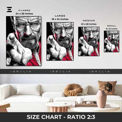 Breaking Bad Resin Wall Art – “I Am the Danger” Heisenberg Edition | IBRELIA IBRELIA