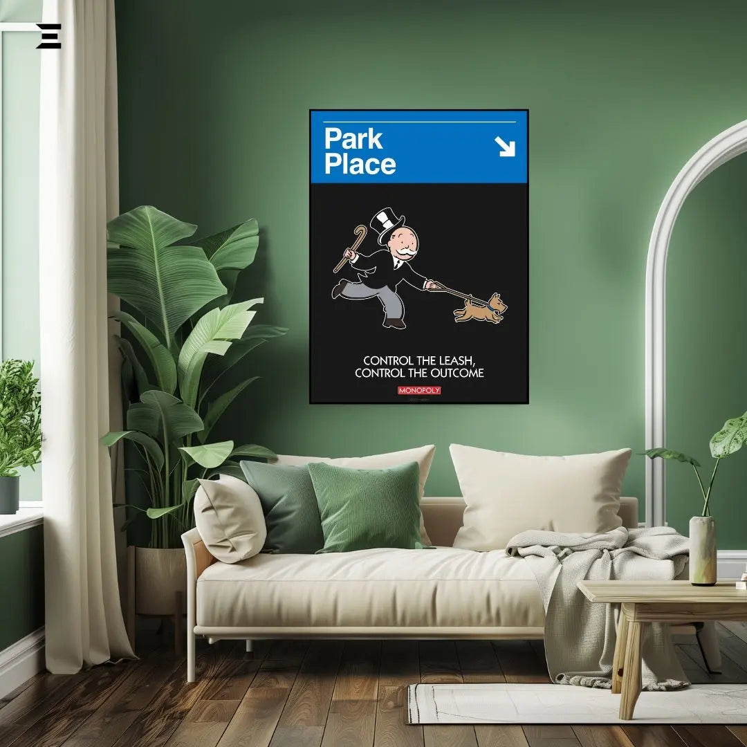 Monopoly “Park Place” Resin Wall Art – Collectible Frame | IBRELIA IBRELIA