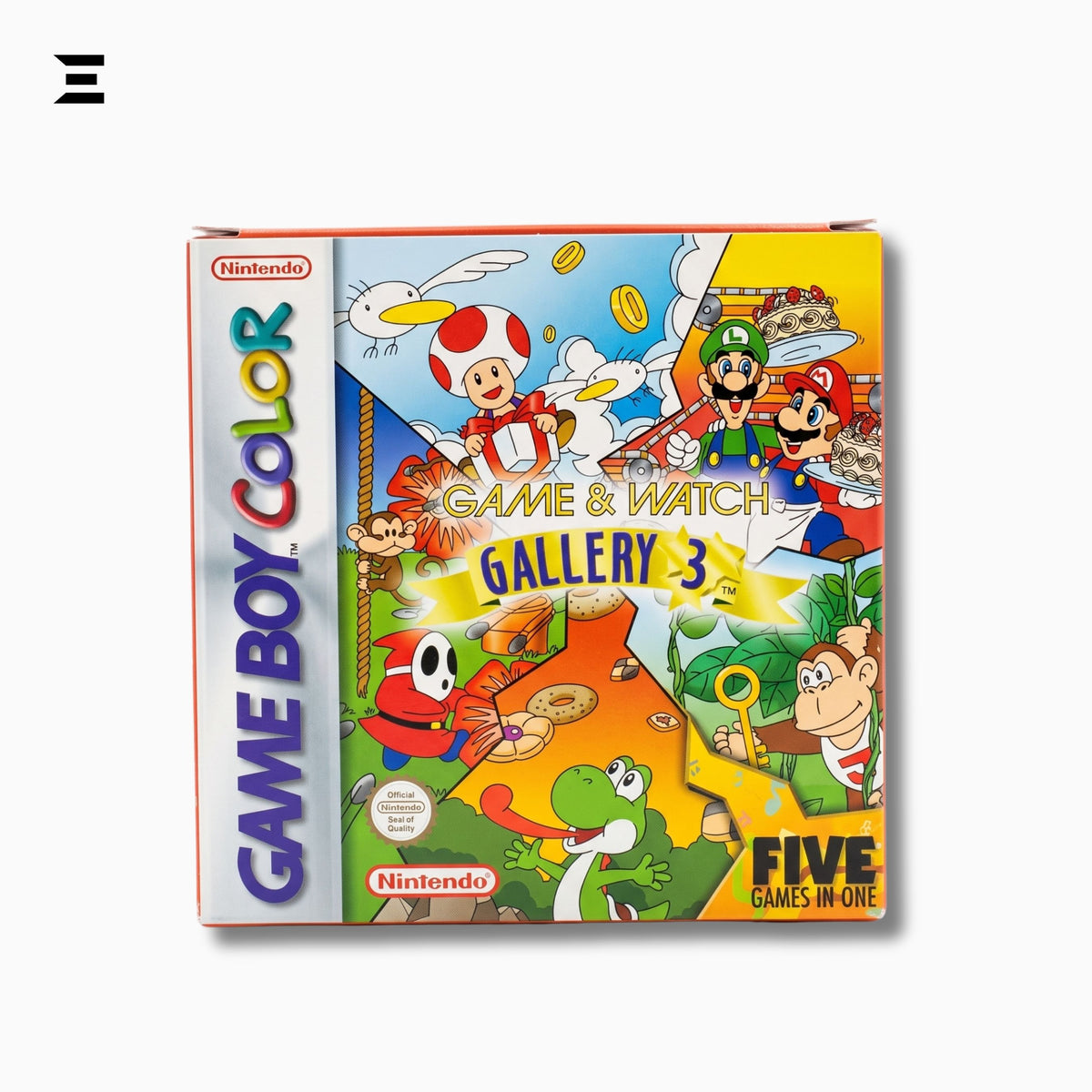 Nintendo Game & Watch Gallery 3 | Game Boy Color | Original Vintage Game Cartridge | Complete Box